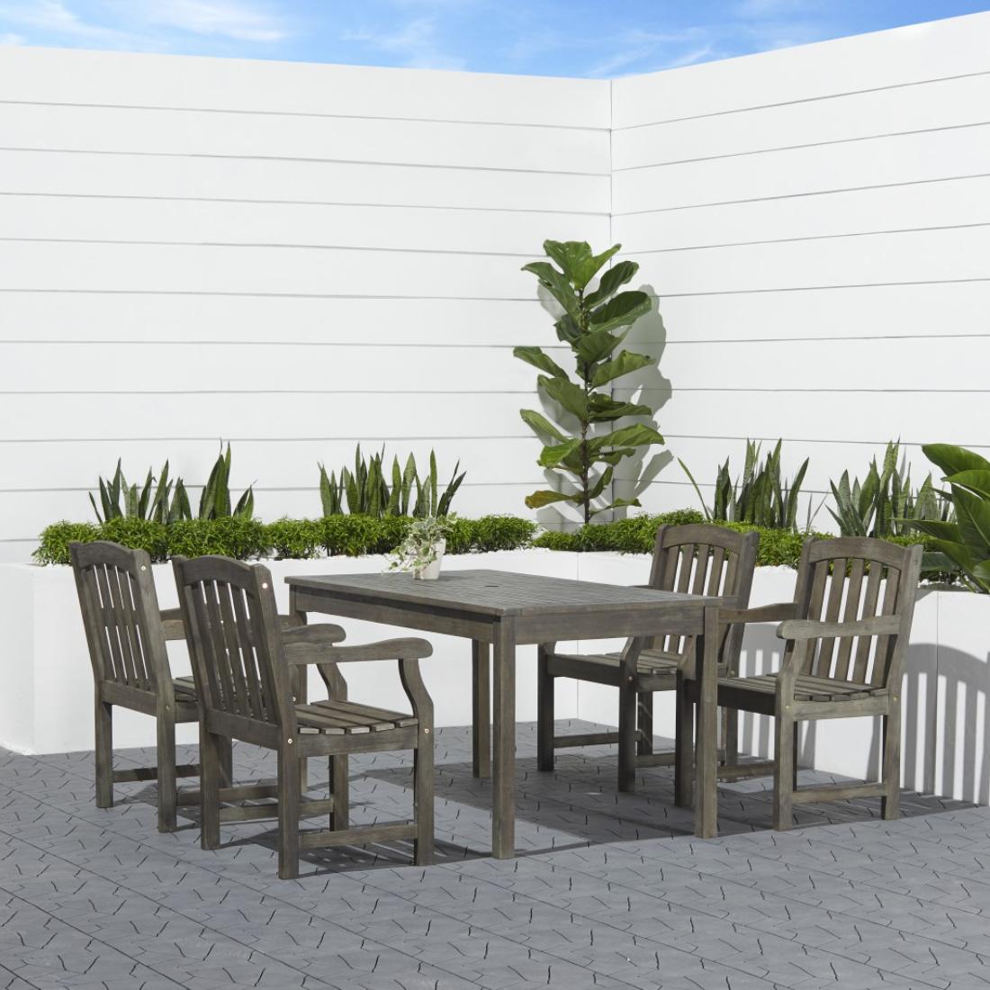 HomeRoots 4000390034 Patio-Tables - View #5