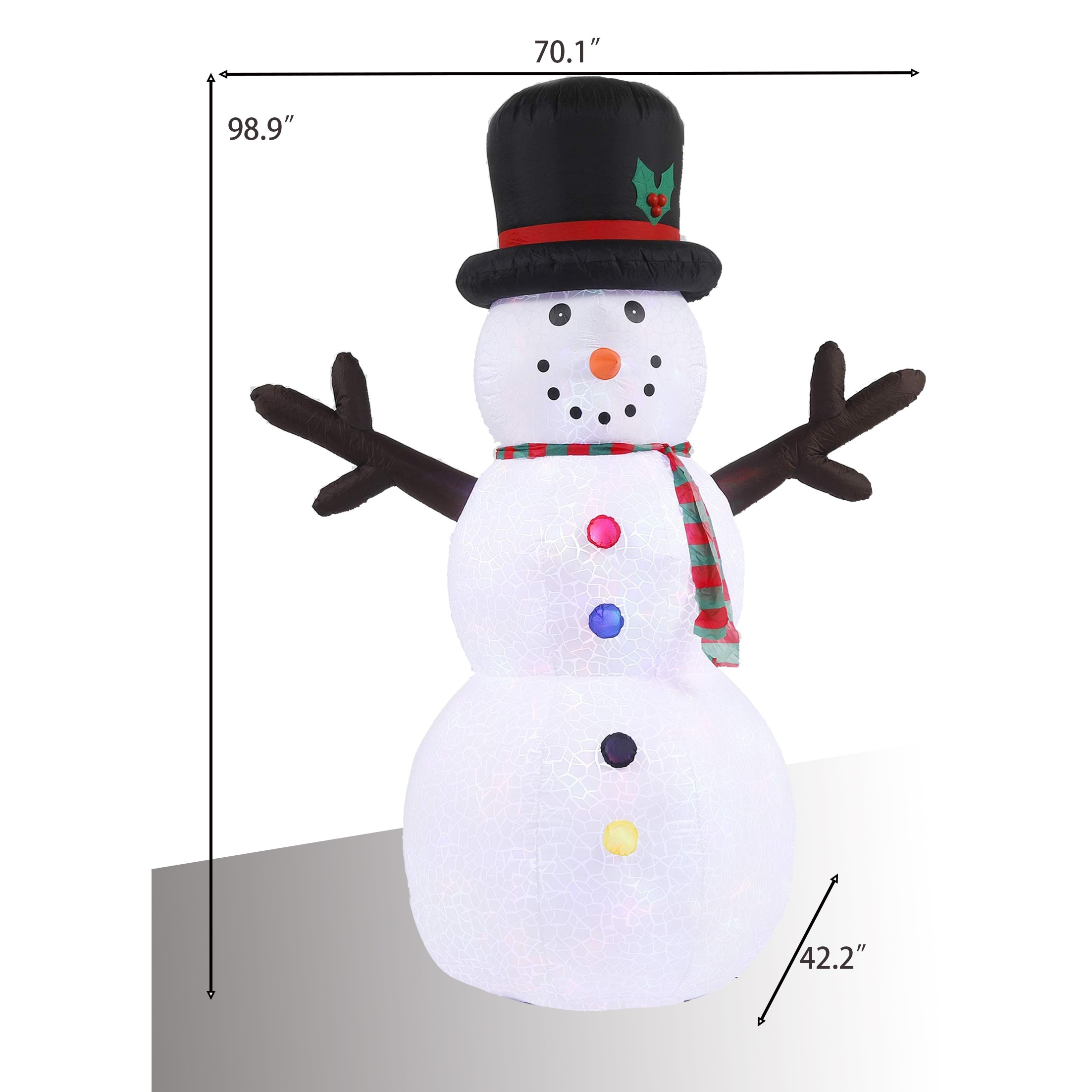 Luxen Home WHIN345 Christmas-Inflatables - View #14