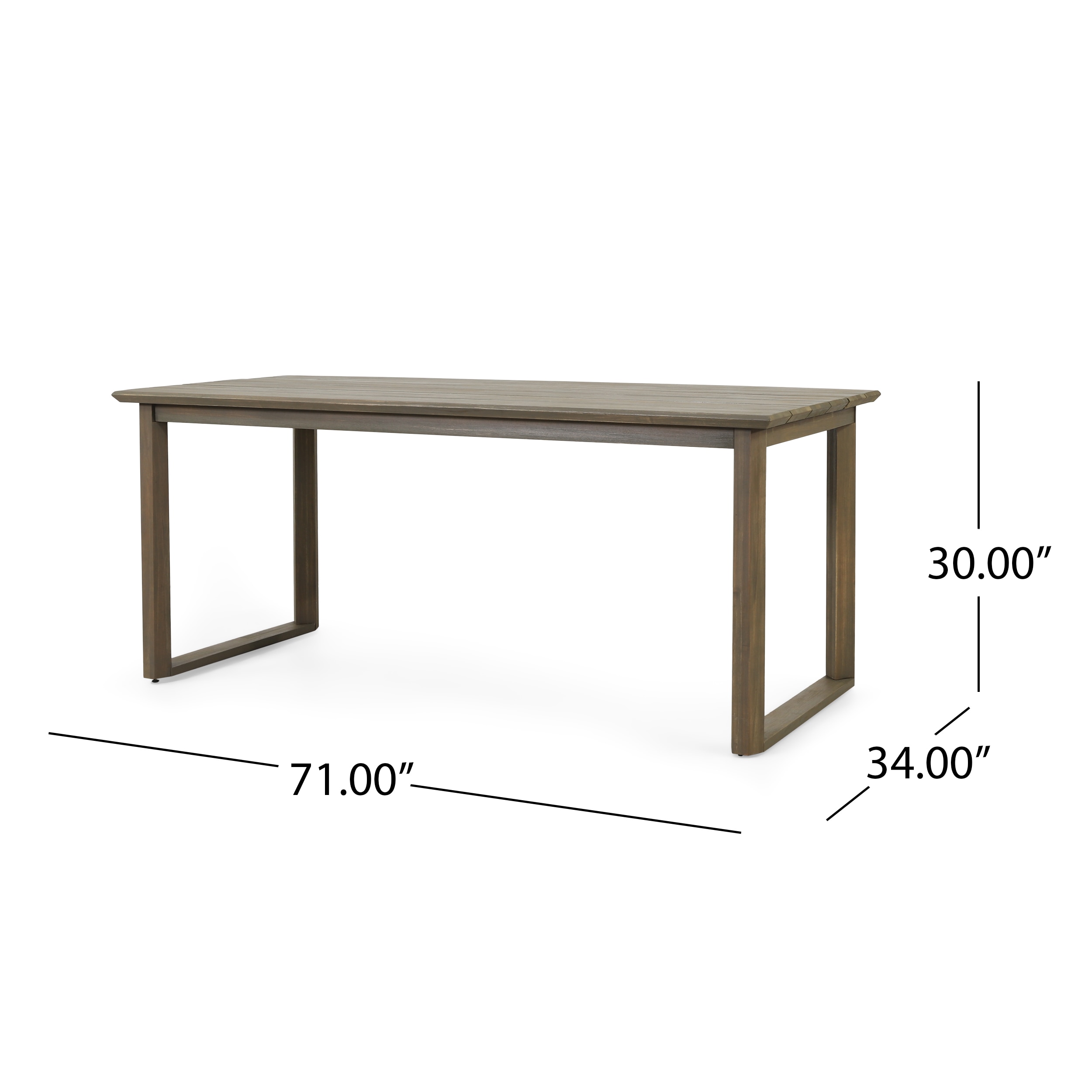 LIVIZA GGJOU031GY Patio-Tables - View #5