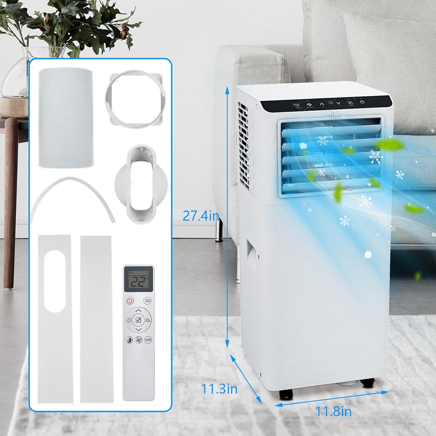 Qeetex ZYS-PHO-108W6IO3 Portable-Air-Conditioners - View #7