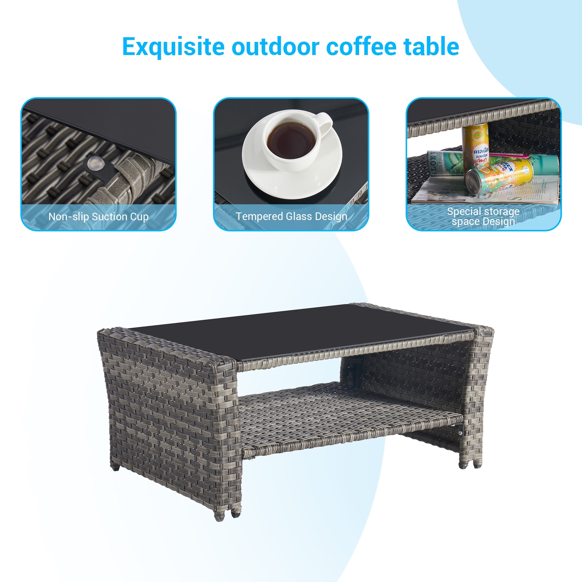 SANSTAR LRS-857NY Patio-Conversation-Sets - View #6