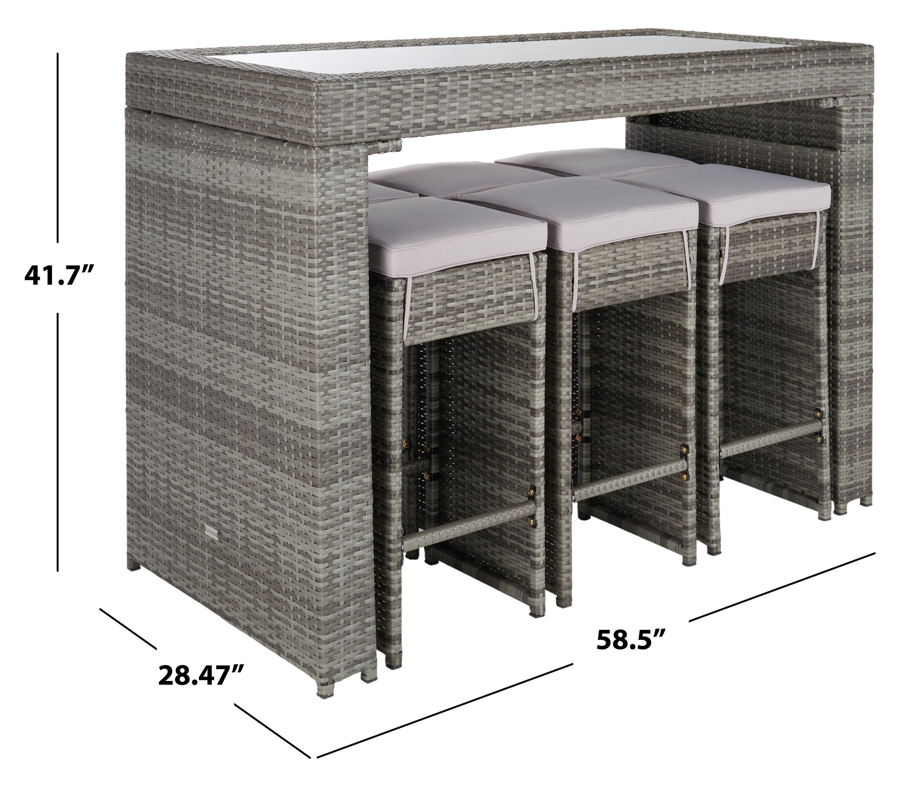 Safavieh PAT7502B Patio-Conversation-Sets - View #7