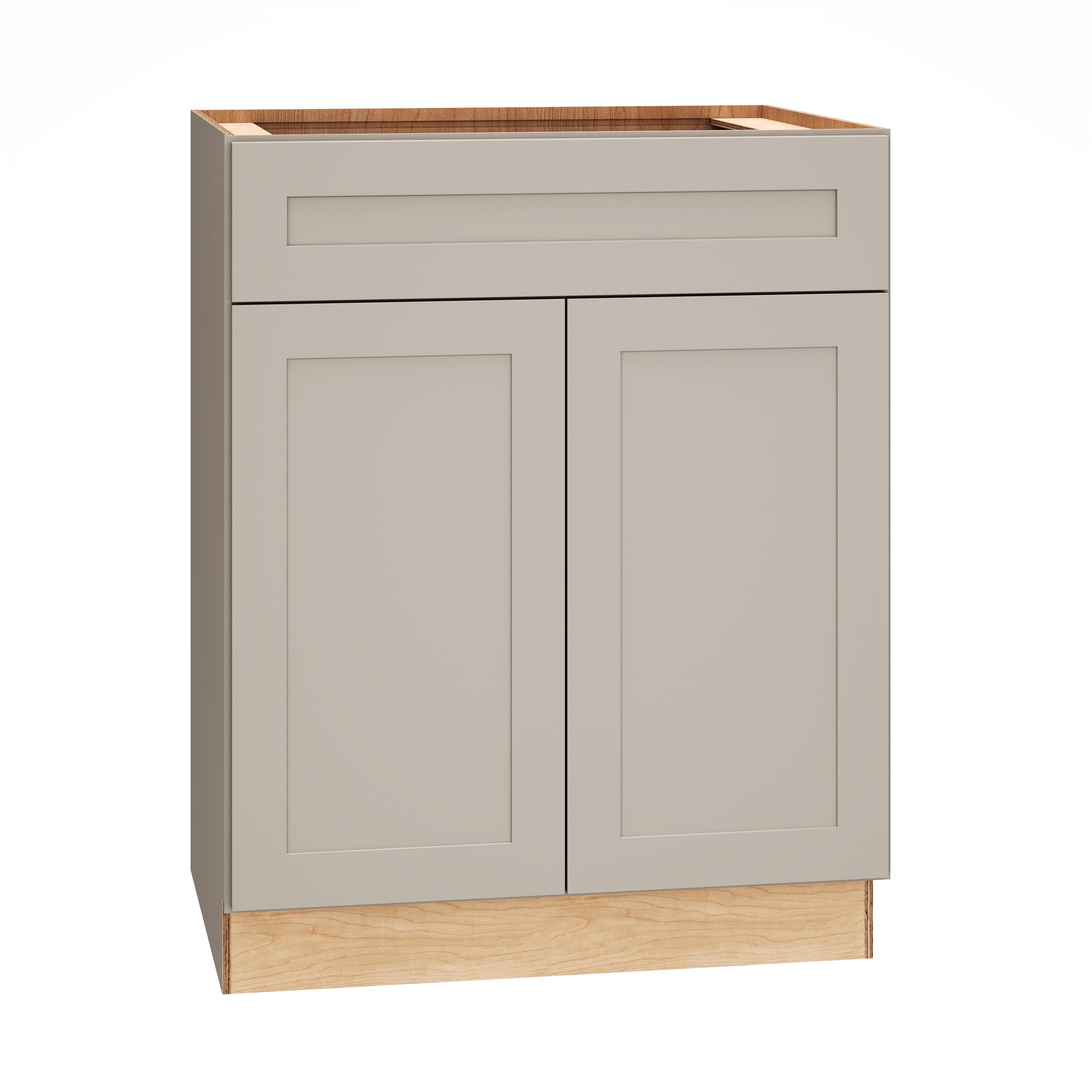 Diamond Express 327 VSB273421 Jamestown 27 Cloud Gray Bathroom Vanity Base Cabinet without Top