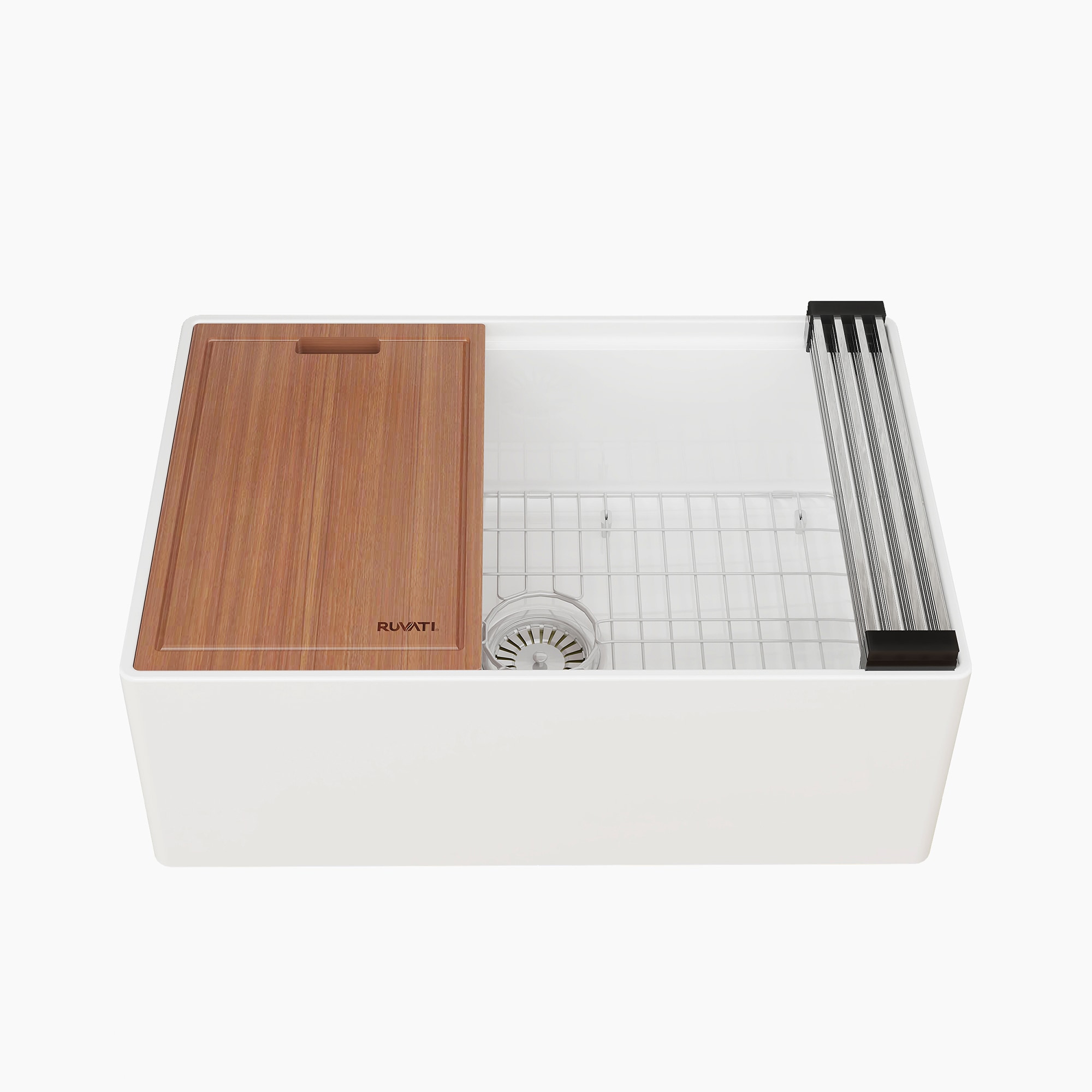 Ruvati RVL2781WH Kitchen-Sinks - View #2