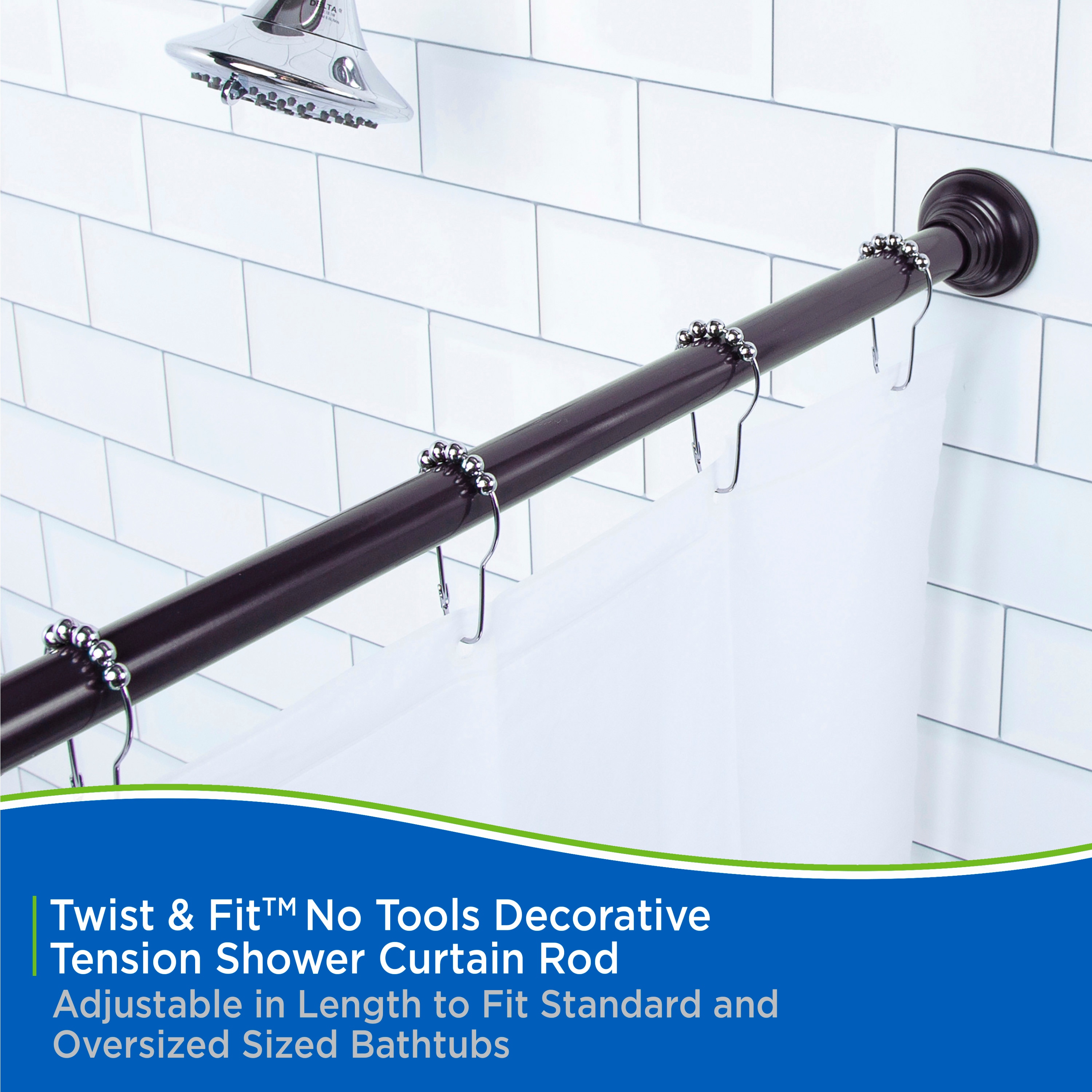 Kenney KN912C/35HUS Shower-Rods - View #3