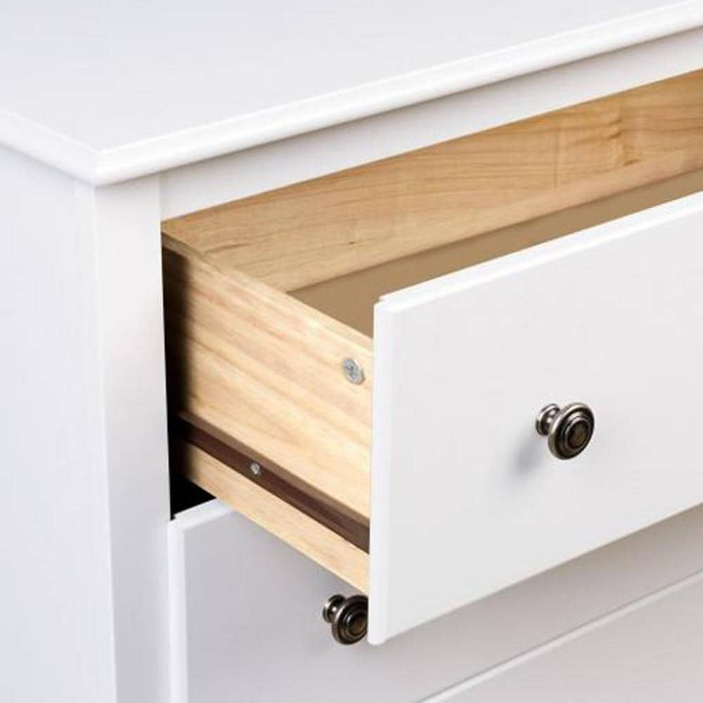 Prepac Monterey White 6-Drawer Standard Dresser In The Dressers ...