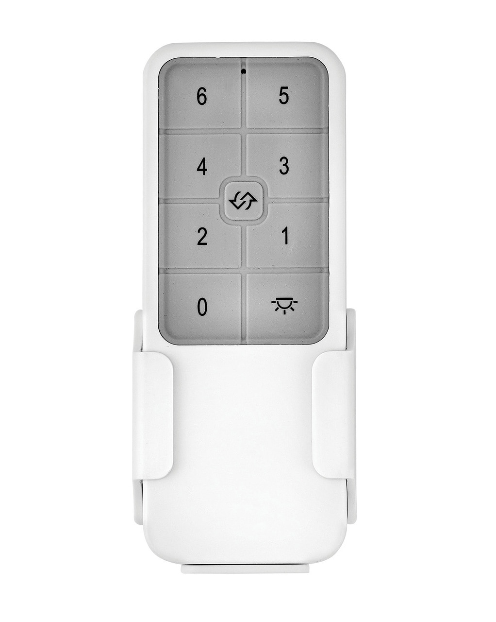 Hinkley 980003FWH 6-Speed DC Remote Control Universal 6 -Speed 6 -Setting White Plastic Indoor Handheld/Wall-mount Wall-mount Ceiling Fan Remote