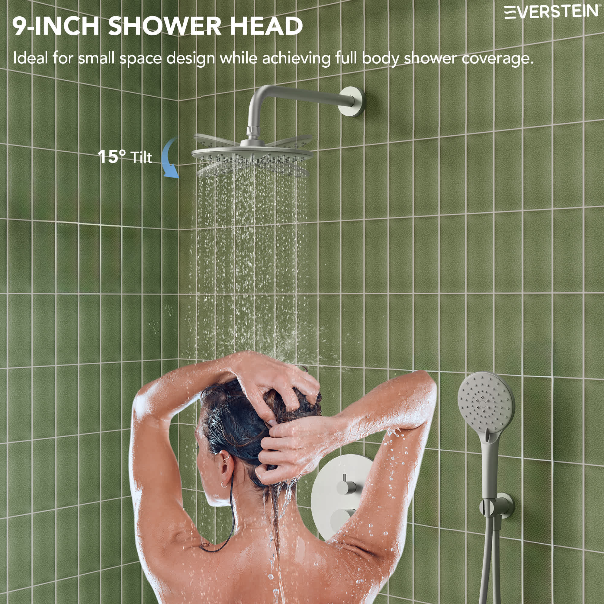 EVERSTEIN SFS-1076-NK9 Showerhead-Bar-Panels - View #6