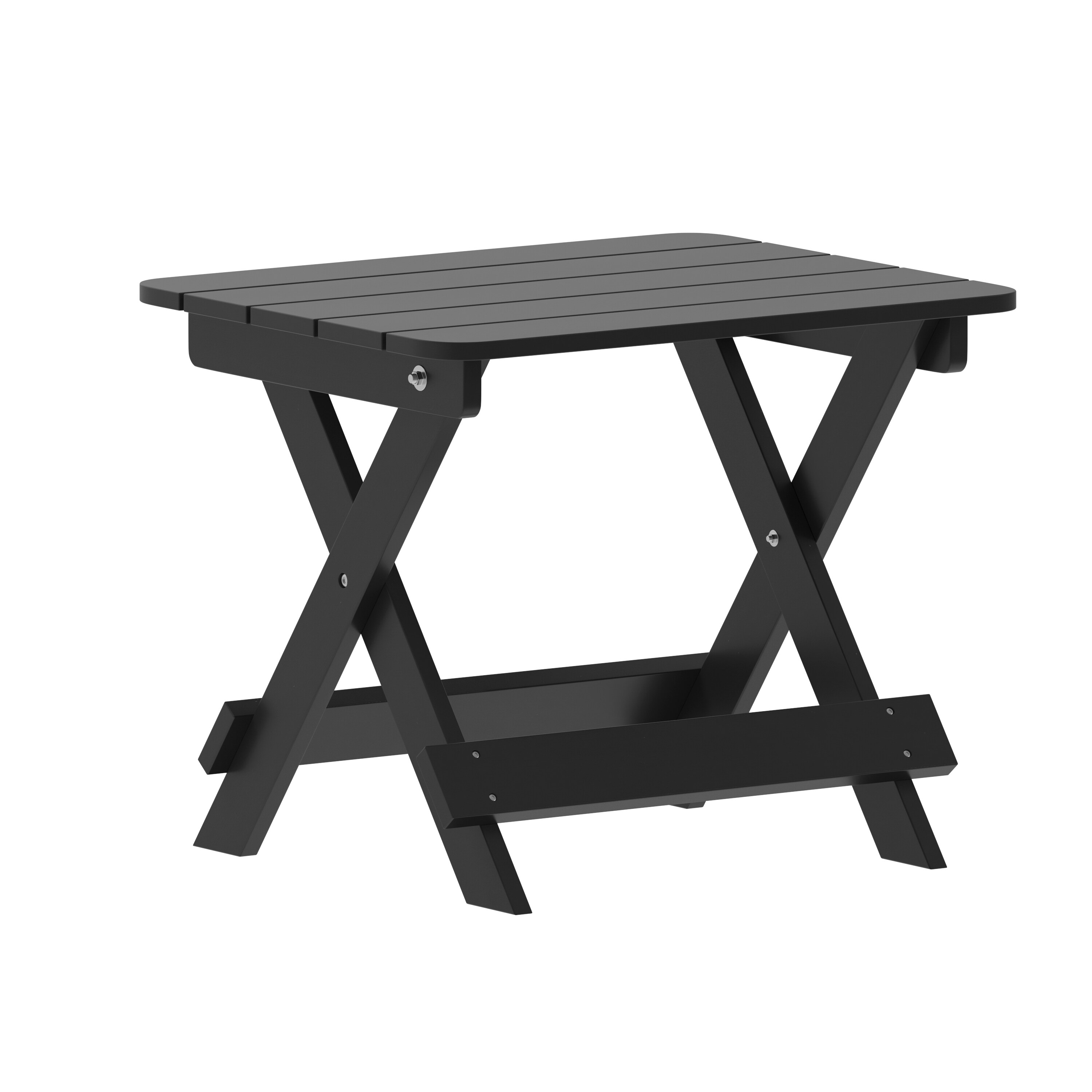 Taylor & Logan 196861084751 Hedley Rectangle Outdoor End Table 16.25-in W x 20-in L