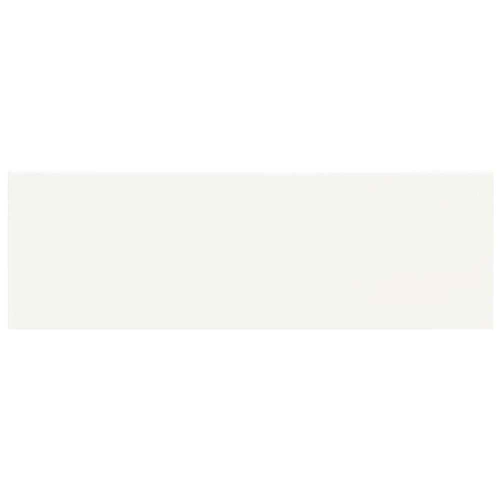 American Olean SL10824HC1P2 Starting Line White 8-in x 24-in Glazed Ceramic Subway Wall Tile (1.33-sq. ft/ Carton)