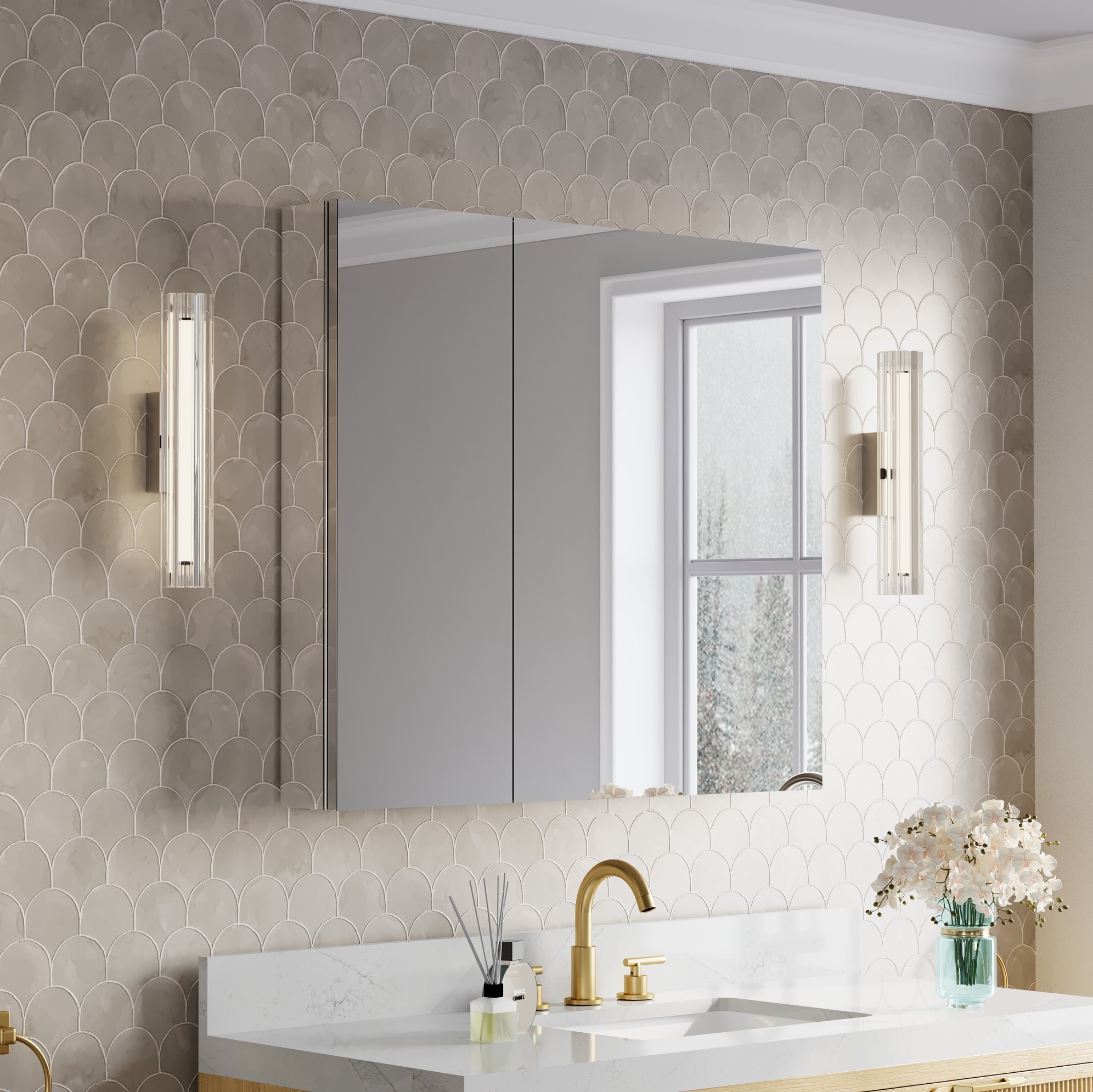 WELLFOR JRA12R24R32 Bathroom-Medicine-Cabinets - View #12