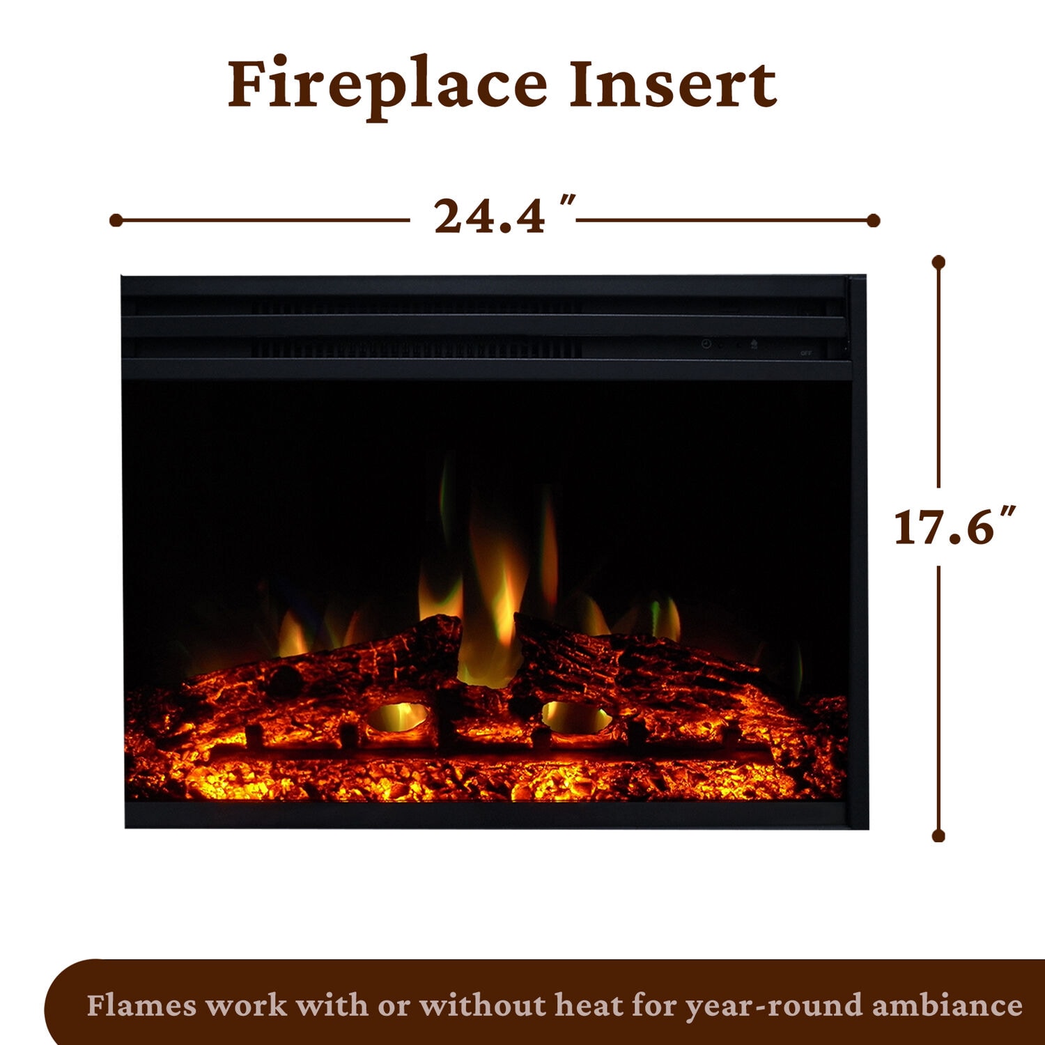 Cambridge CAM3437-1WHTLG3 Electric-Fireplaces - View #5
