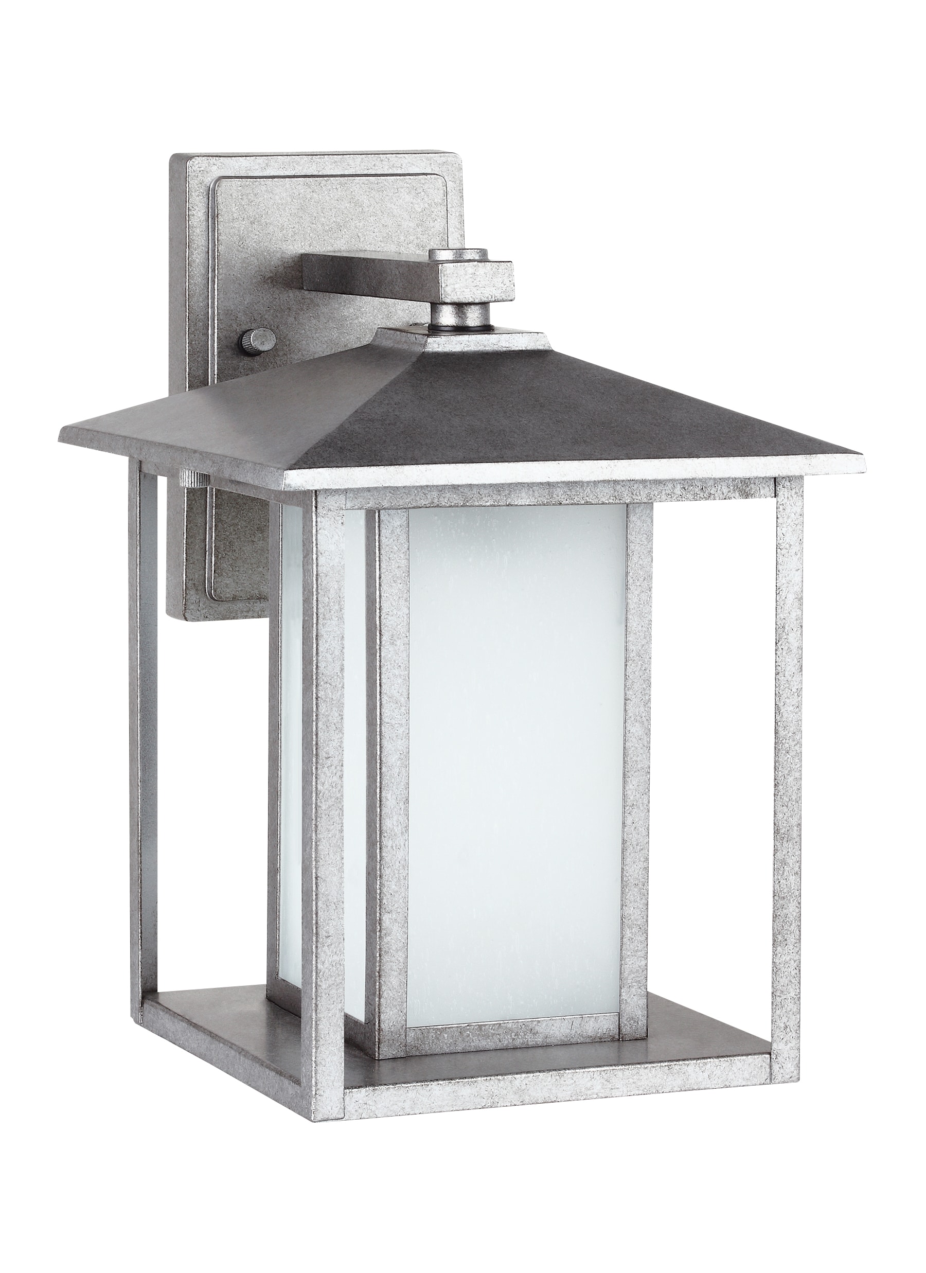 Generation Lighting 89031-57 Hunnington 1 -Light 14-in H Distressed Pewter Hardwired Outdoor Wall Light