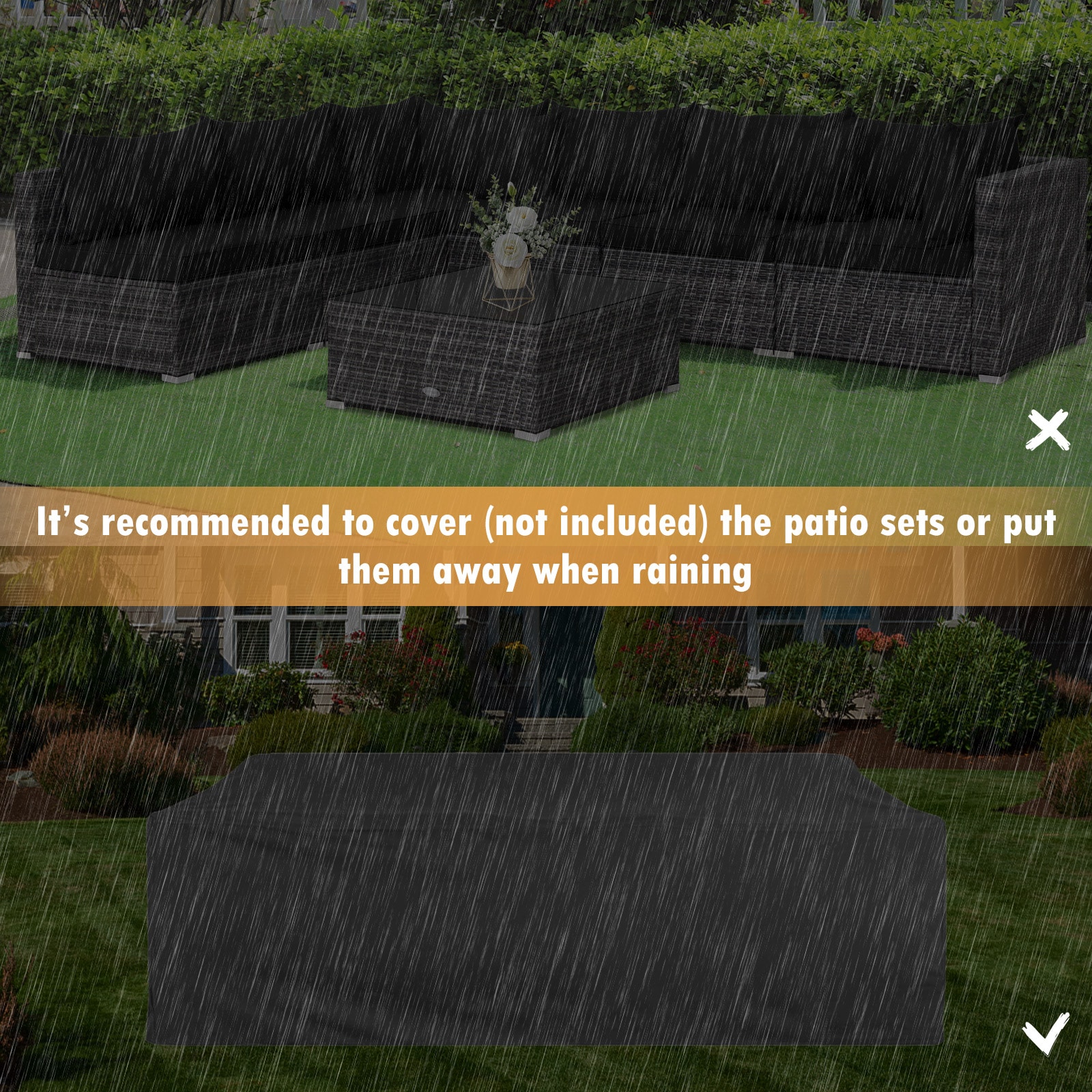 Forclover HBV-439DK Patio-Conversation-Sets - View #5