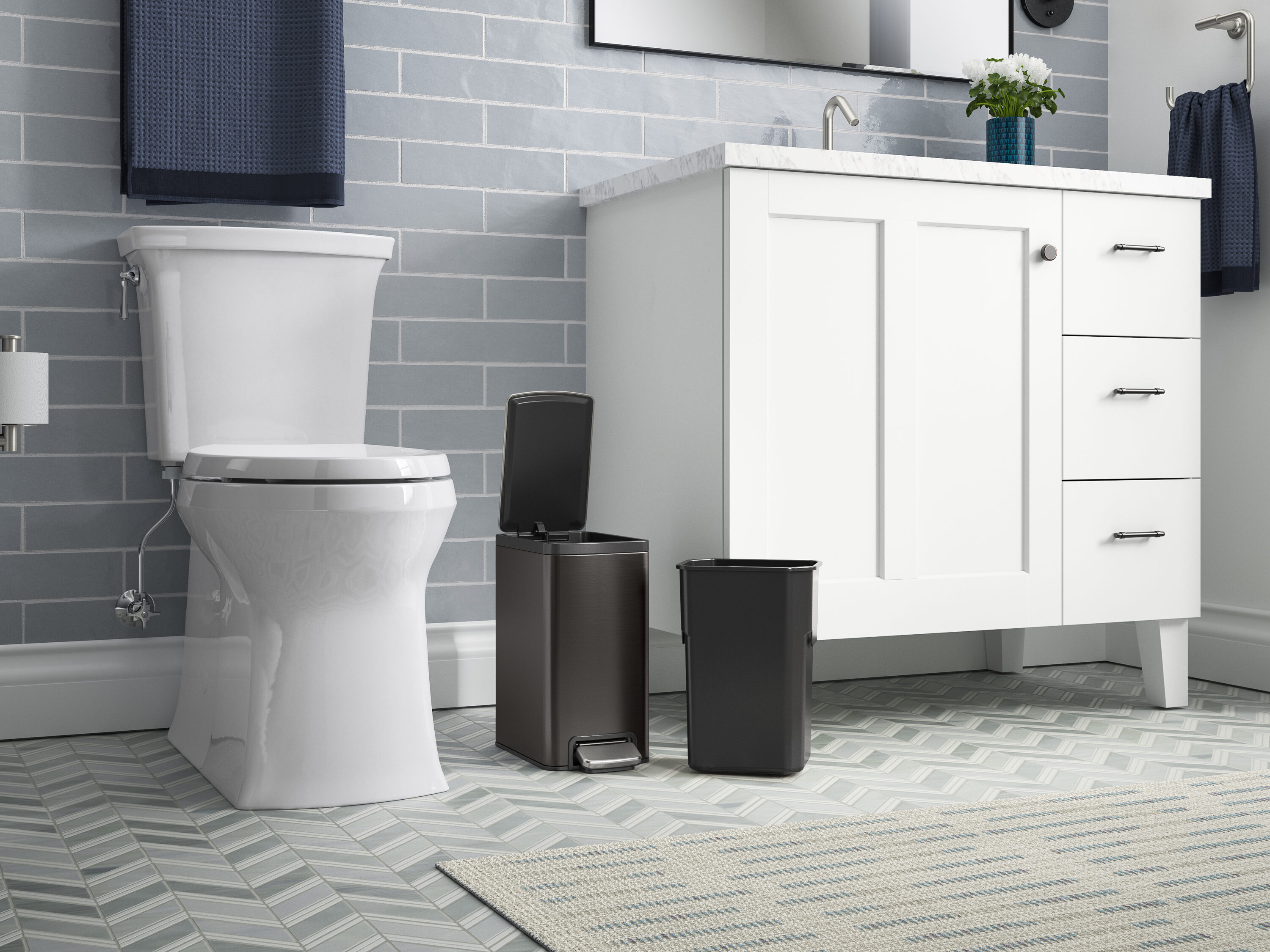 KOHLER 31319-BST wastebaskets - View #3