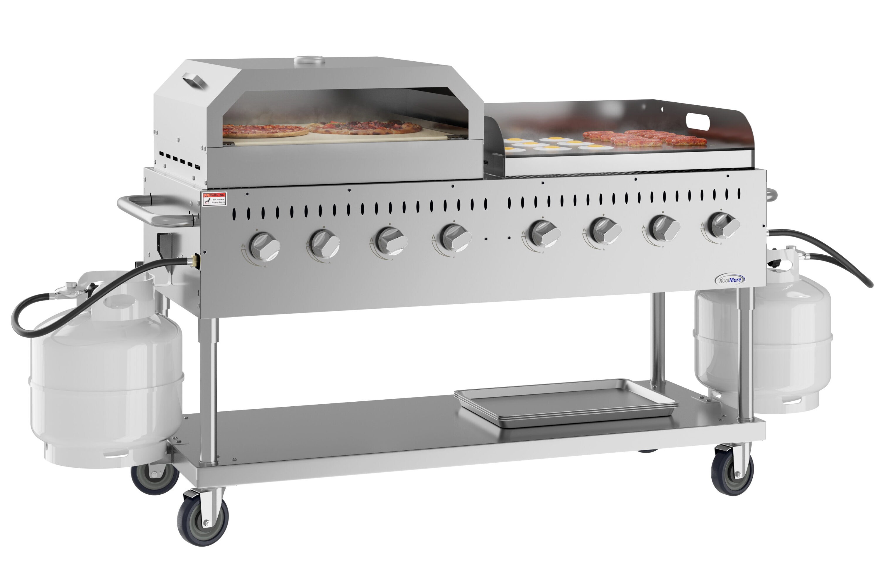 KoolMore LOW-CGKIT6-G30P30 Gas-Grill - View #7
