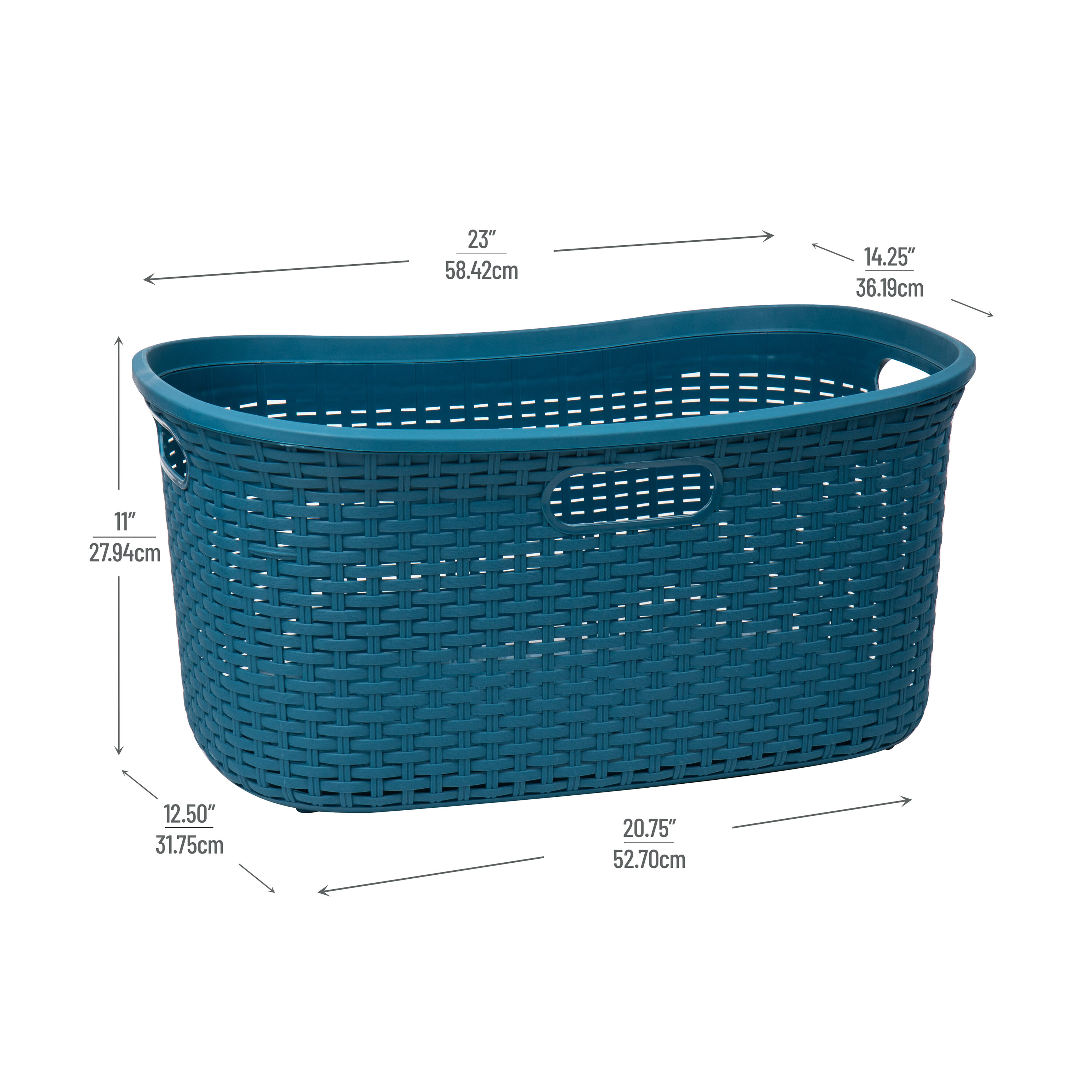 Mind Reader 40LBASK-BLU Hamper-Baskets - View #3
