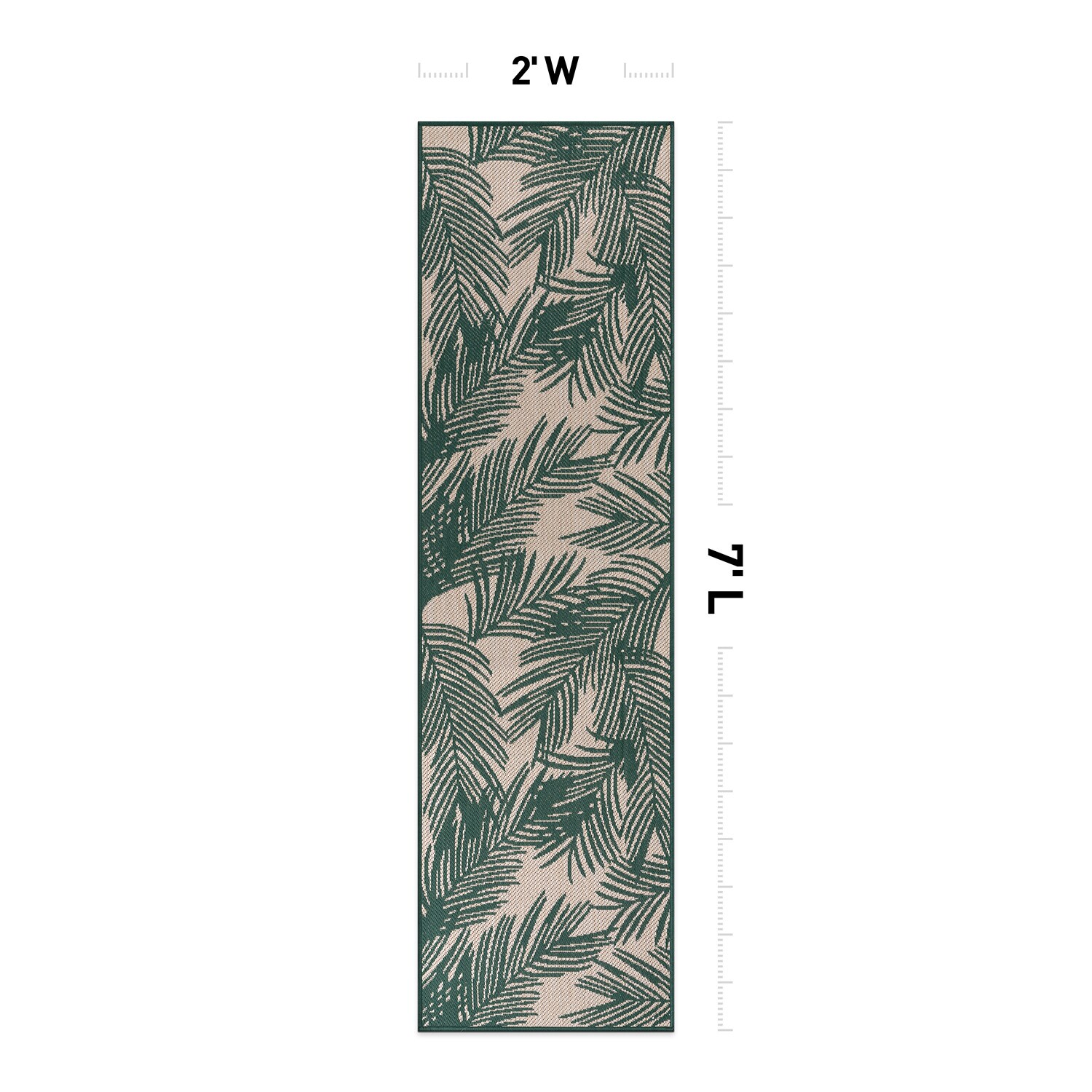 World Rug Gallery 117GREEN2X7 rugs - View #3