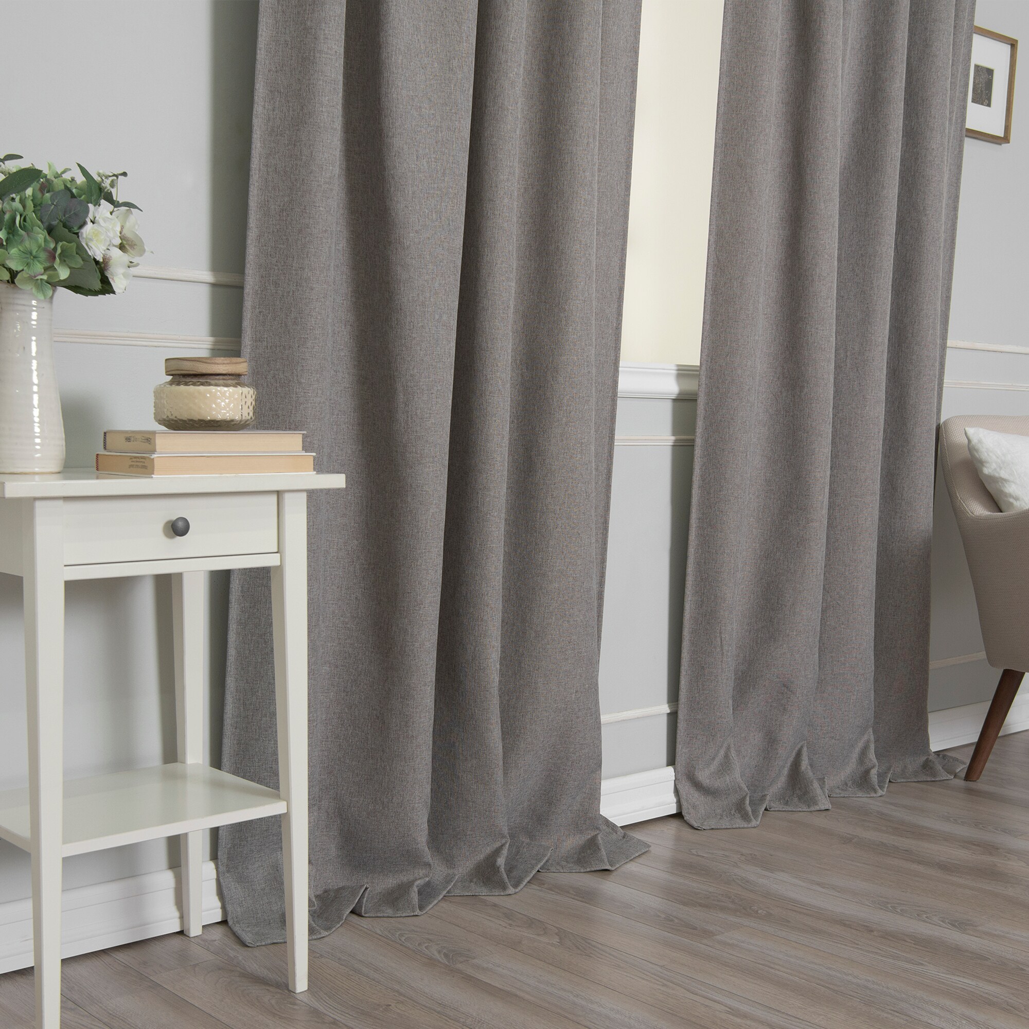 Best Home Fashion JC-10-TAB-96-GREY curtains - View #5