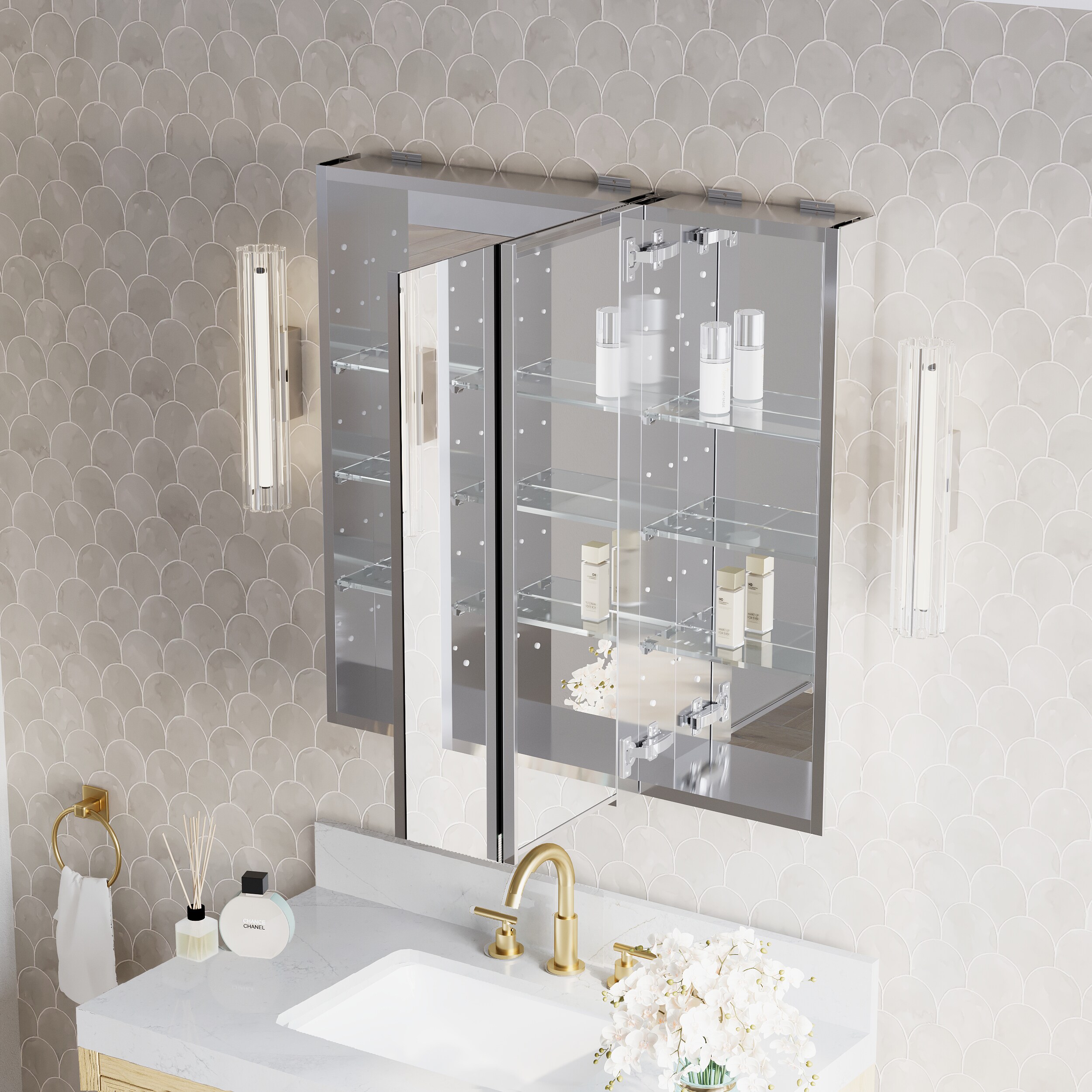 WELLFOR JRA20R12L32 Bathroom-Medicine-Cabinets - View #14