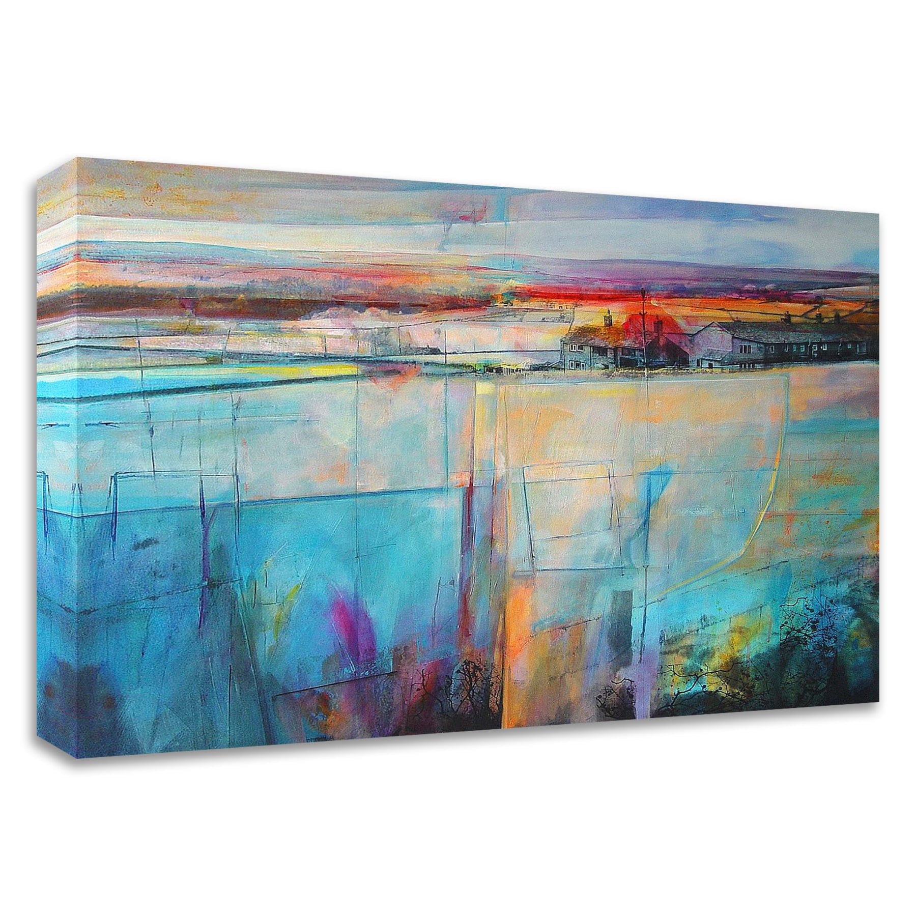 Tangletown Fine Art 8B3523DC-1814 Soft Morning Light Kate Boyce 14-in H x 18-in W Landscape Print on Canvas