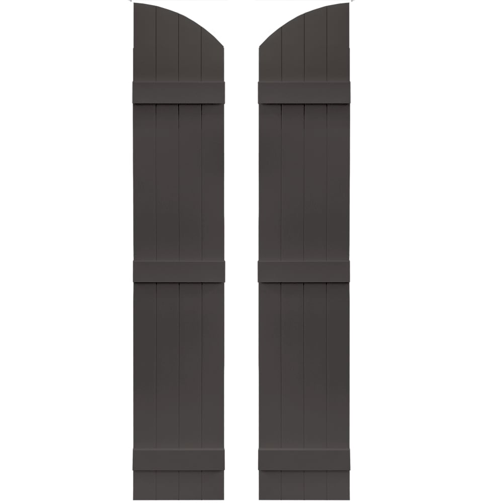 Vantage V5931473018 13.875-in W x 73-in H Charcoal Board and batten Exterior Shutters ( 1 -Pack )