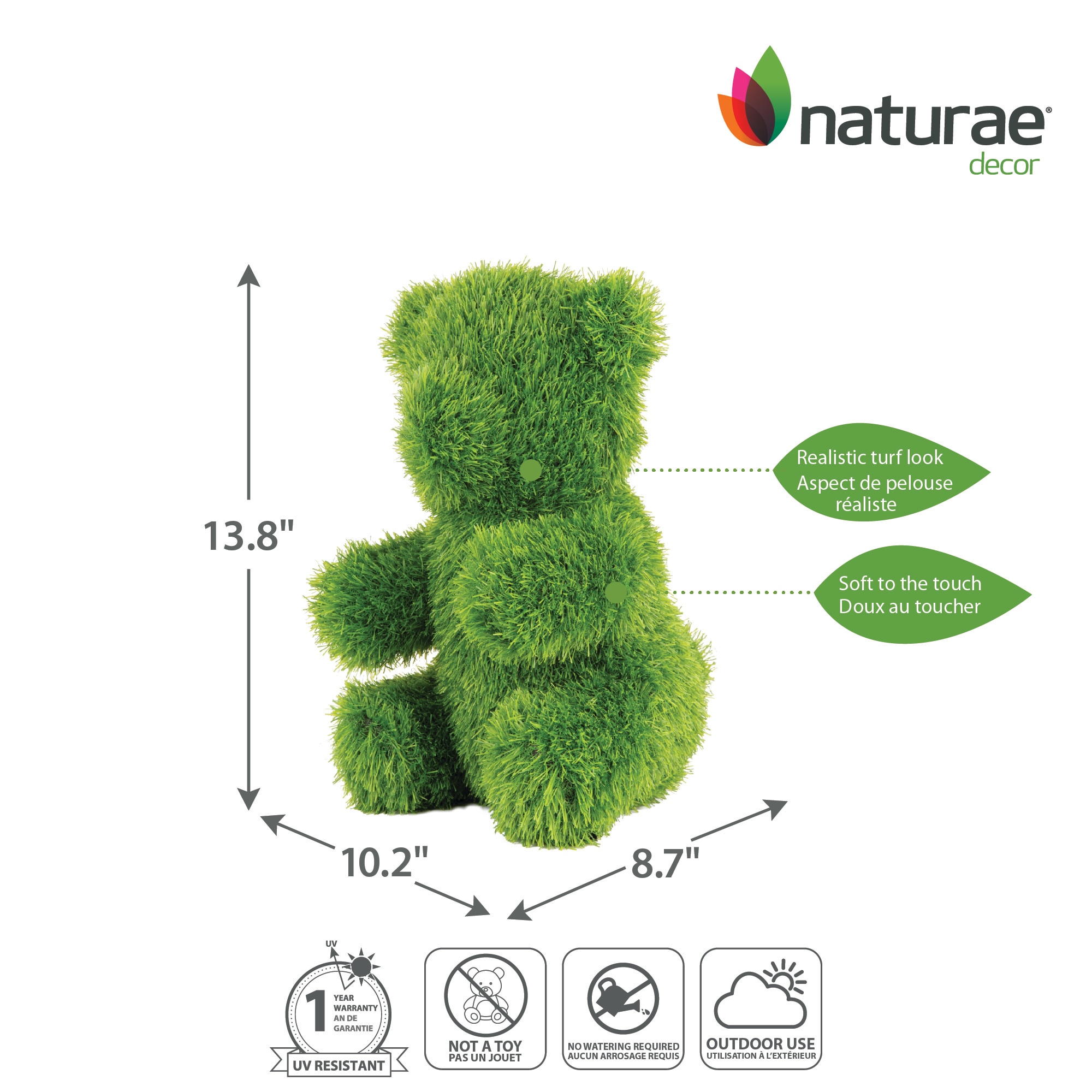 naturae decor PLS-21000-1PK Garden-Statue - View #3