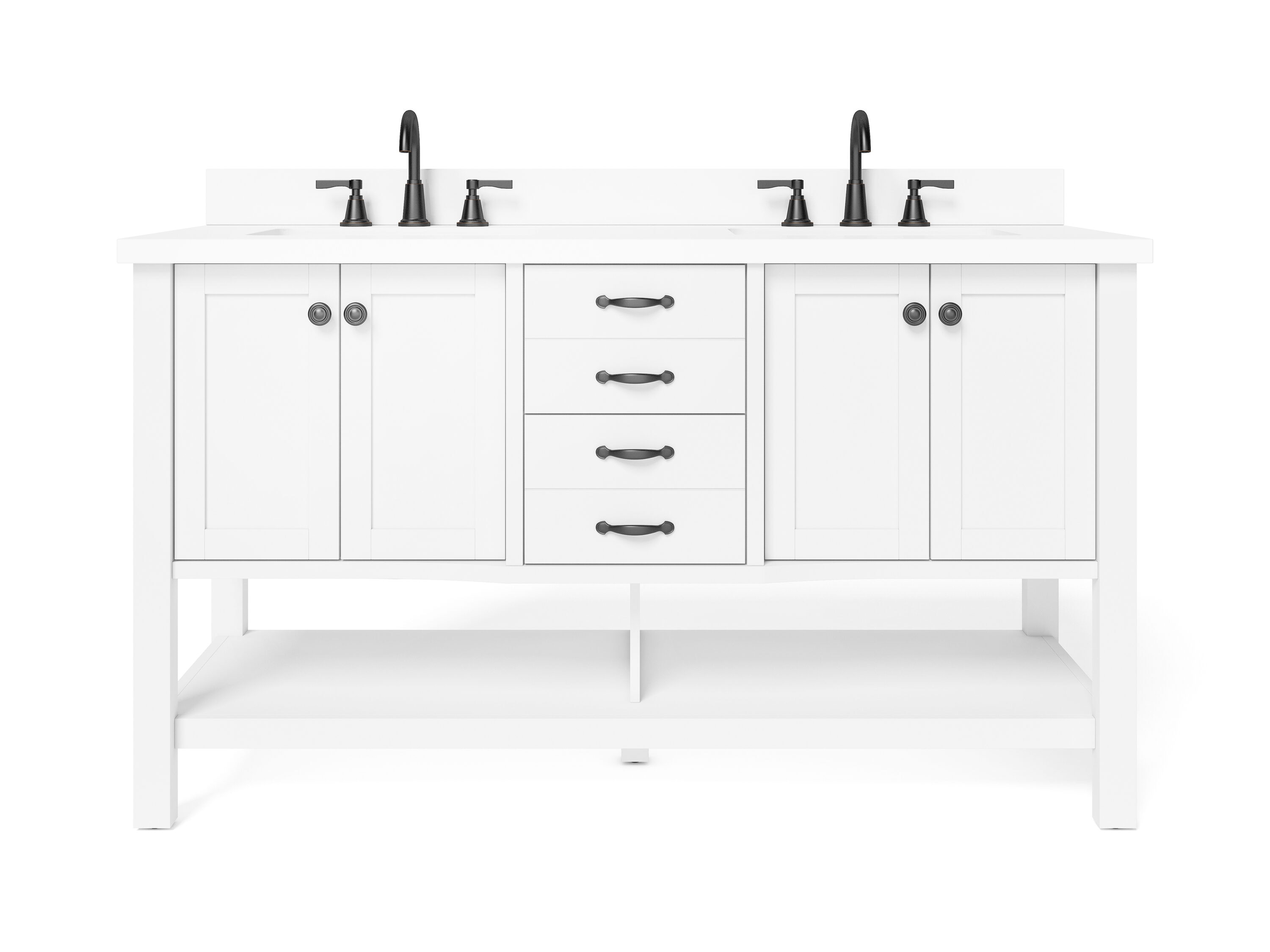 allen + roth WSL60RVSW Bath-Vanity-Combo - View #10