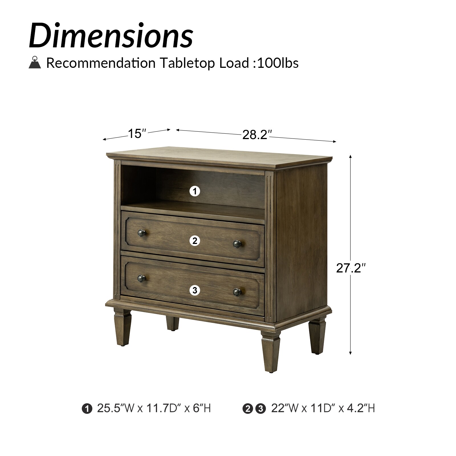 14 Karat Home NSJY0539-KONA nightstands - View #8