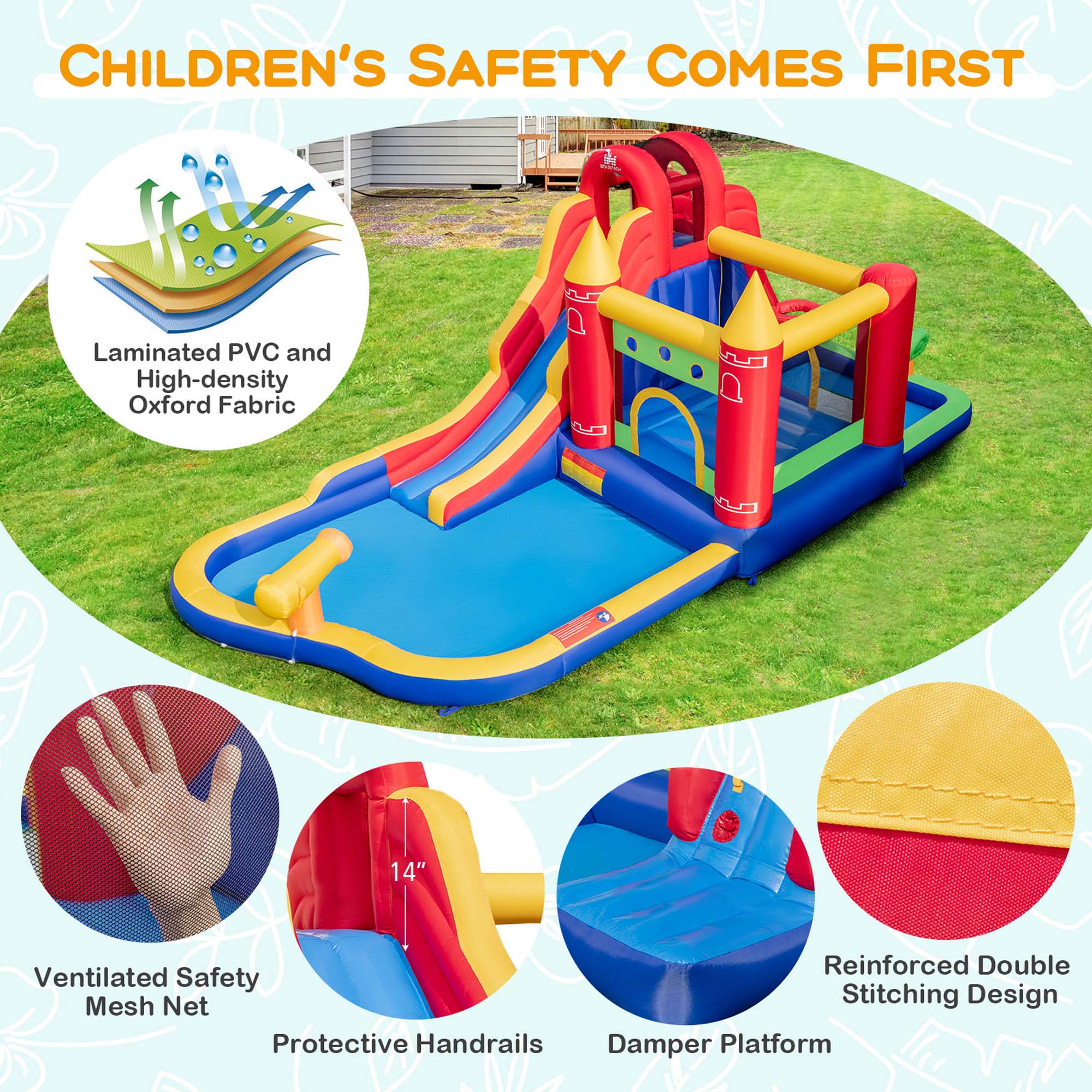 Costway CSHY006926 Bounce-Houses - View #5