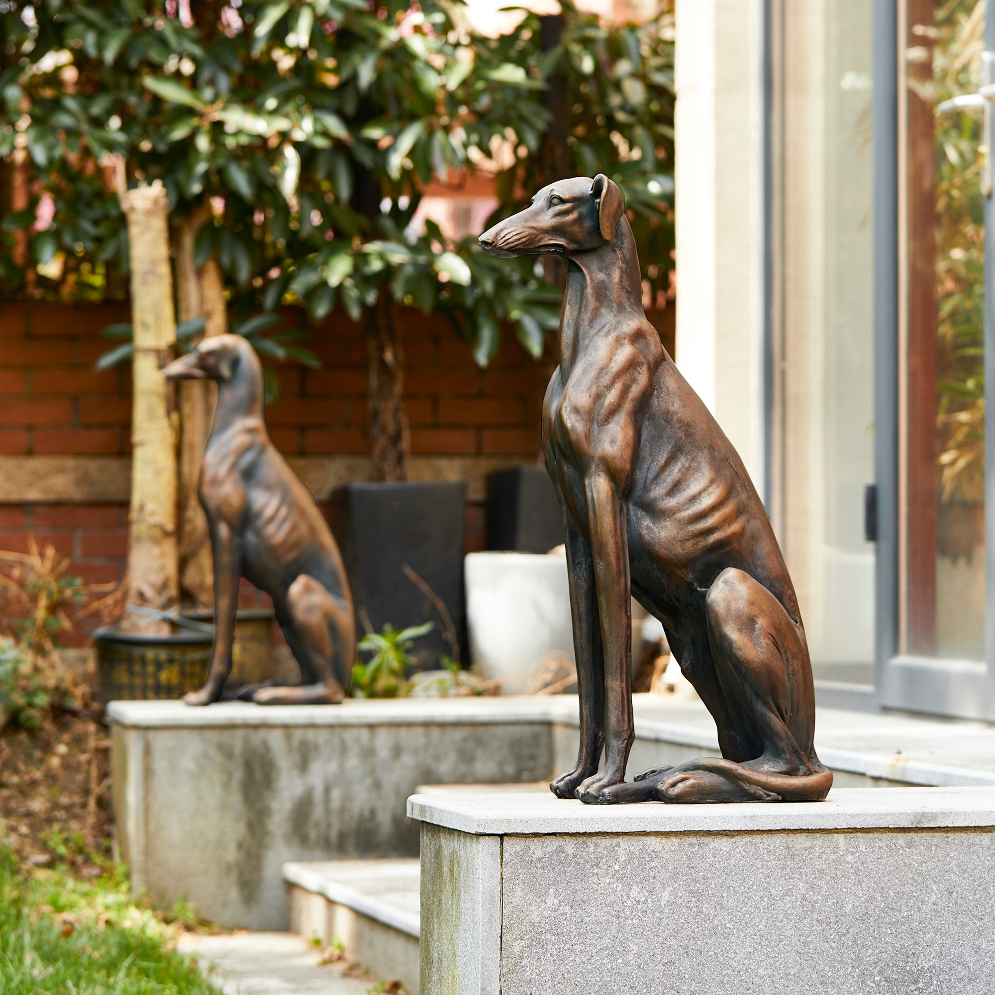 Glitzhome 2025400004 Garden-Statue - View #5