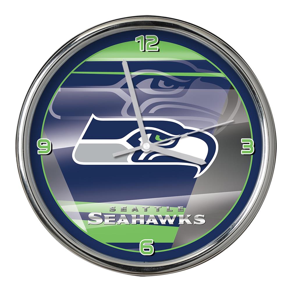 NFL Seattle Seahawks Travel Alarm Clock, New