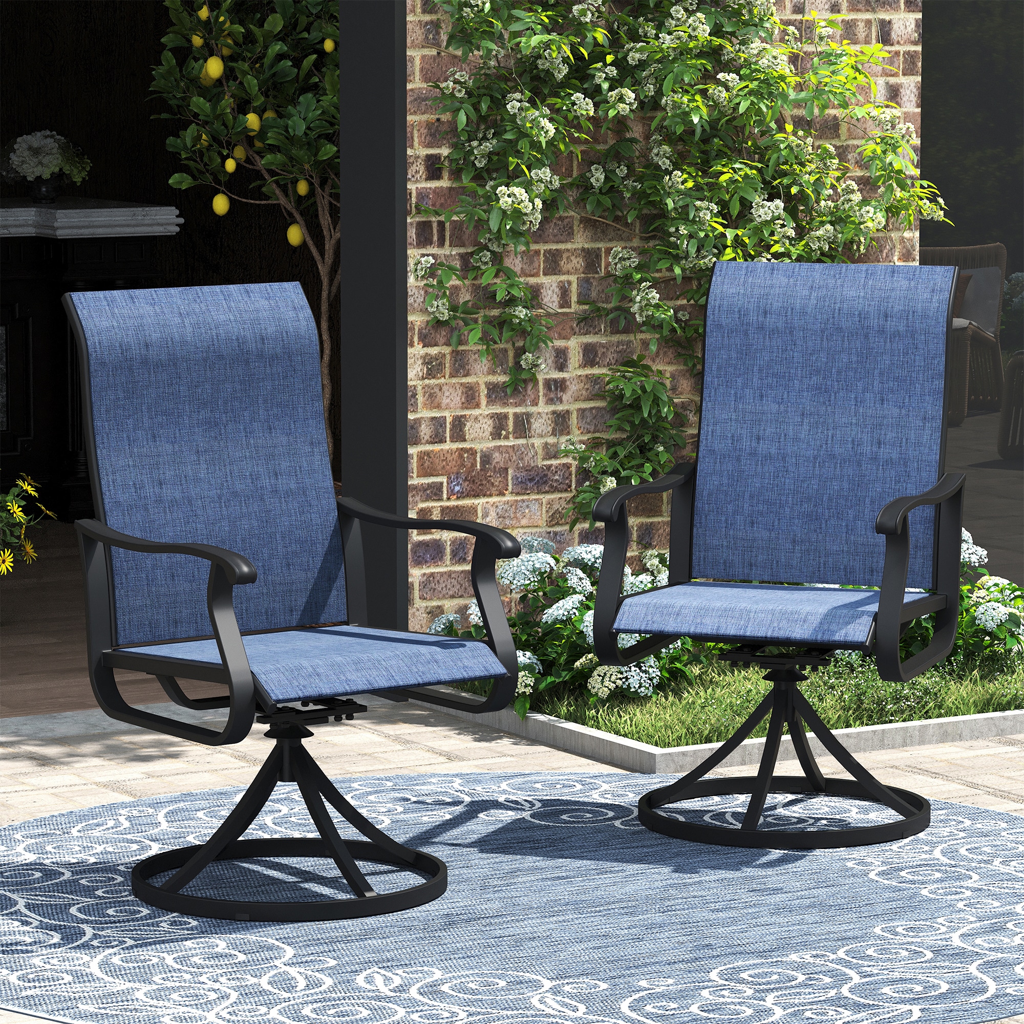 Damerin Z0101F Patio-Chairs - View #2