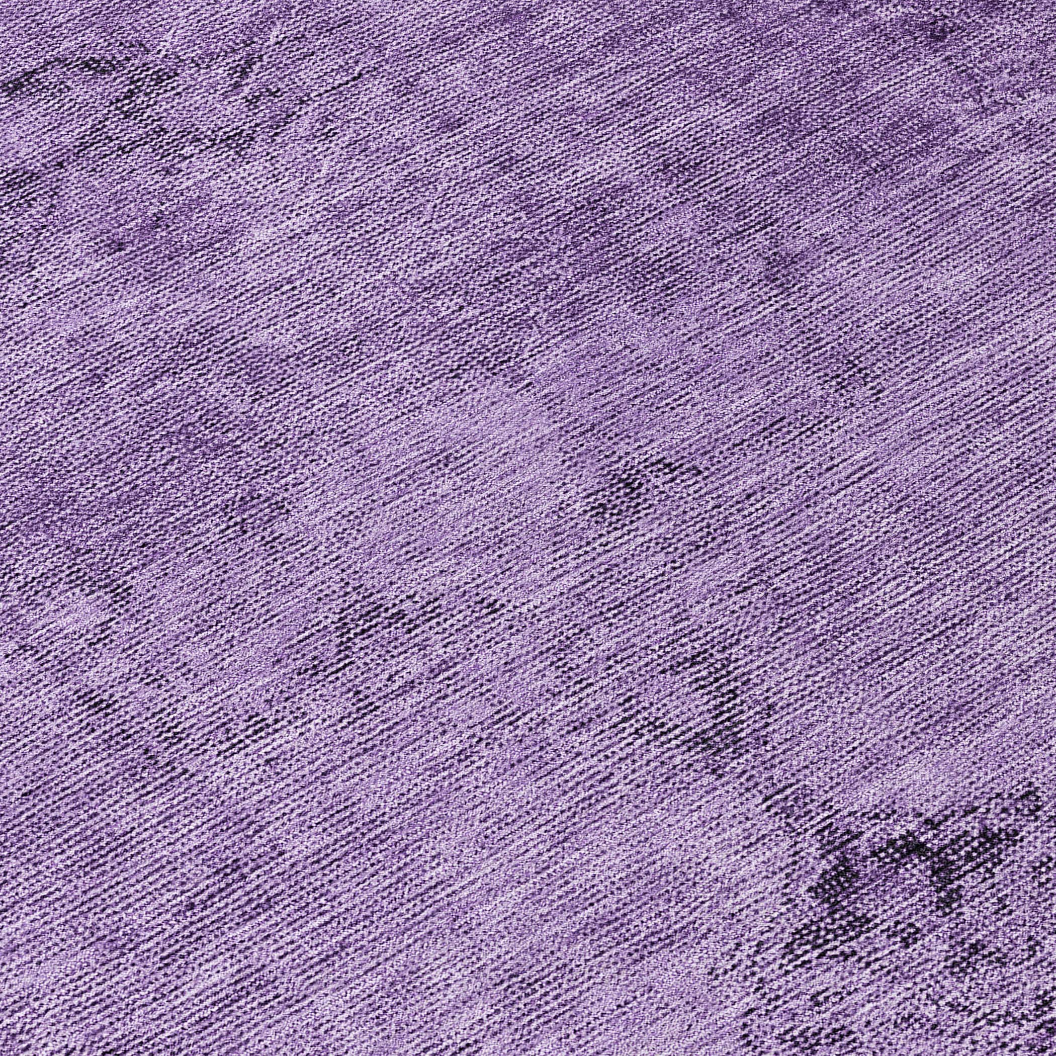 Purple Rectangular Synthetic Indoor Outdoor Washable Rug