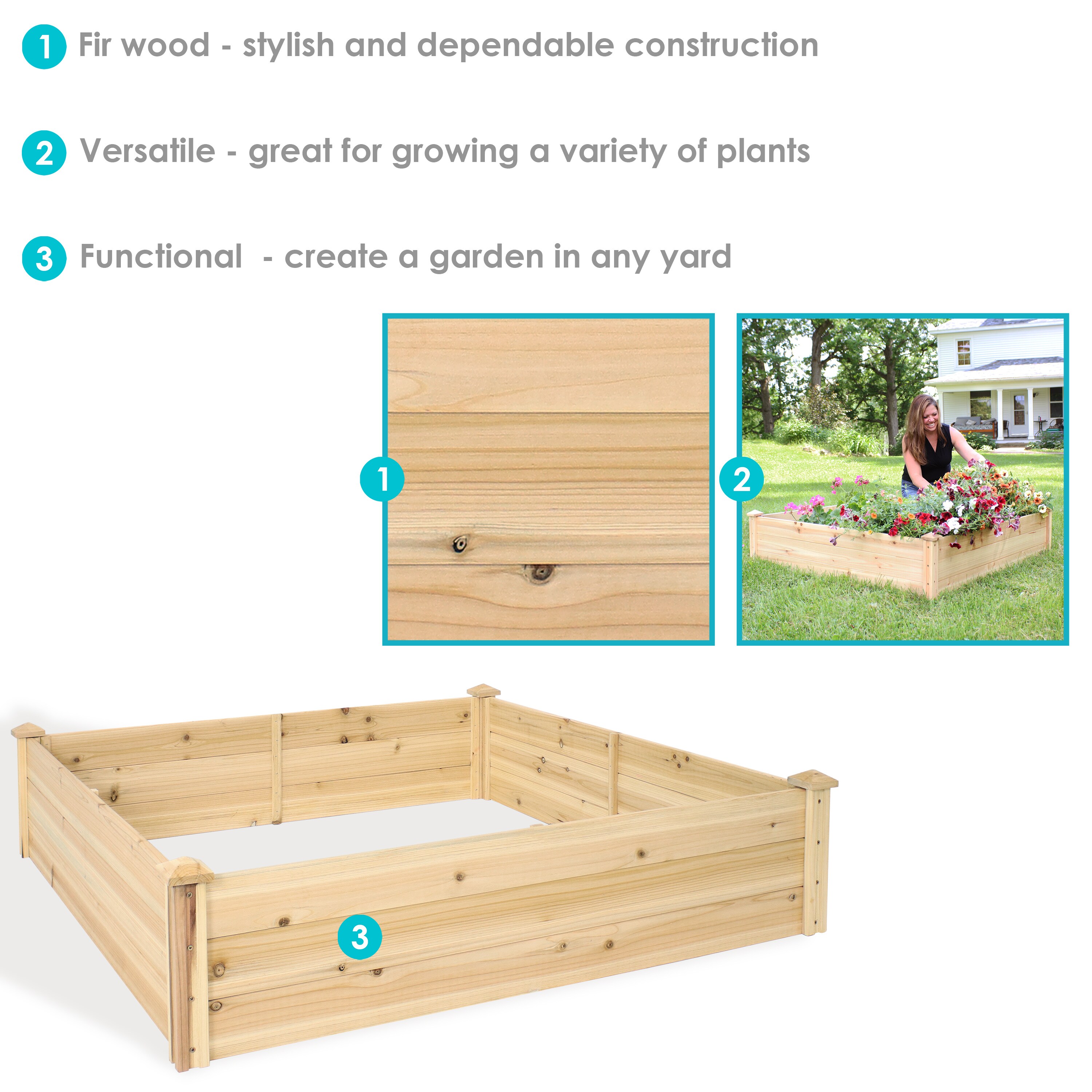 Sunnydaze Decor HB-710 Raised-Garden-Beds - View #5