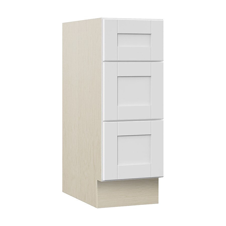 VILLA BATH by RSI Sanabelle 12-in W x 33.5-in H x 21.5-in D 3-Drawer Freestanding Cabinet Banks VILLA BATH by RSI Sanabelle 12-in W x 33.5-in H x 21.5-in D 3-Drawer Freestanding Cabinet Banks