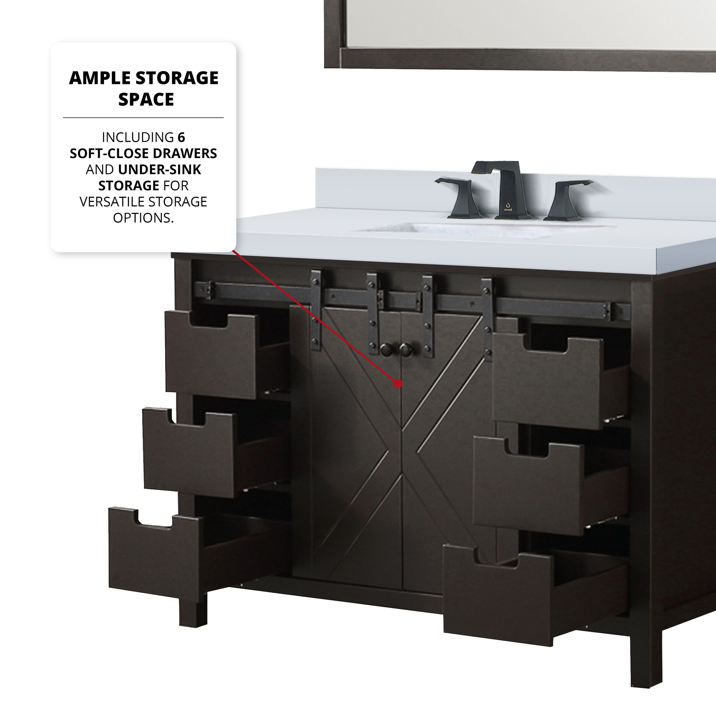 Lexora LVM48SC310 Bath-Vanity-Combo - View #8