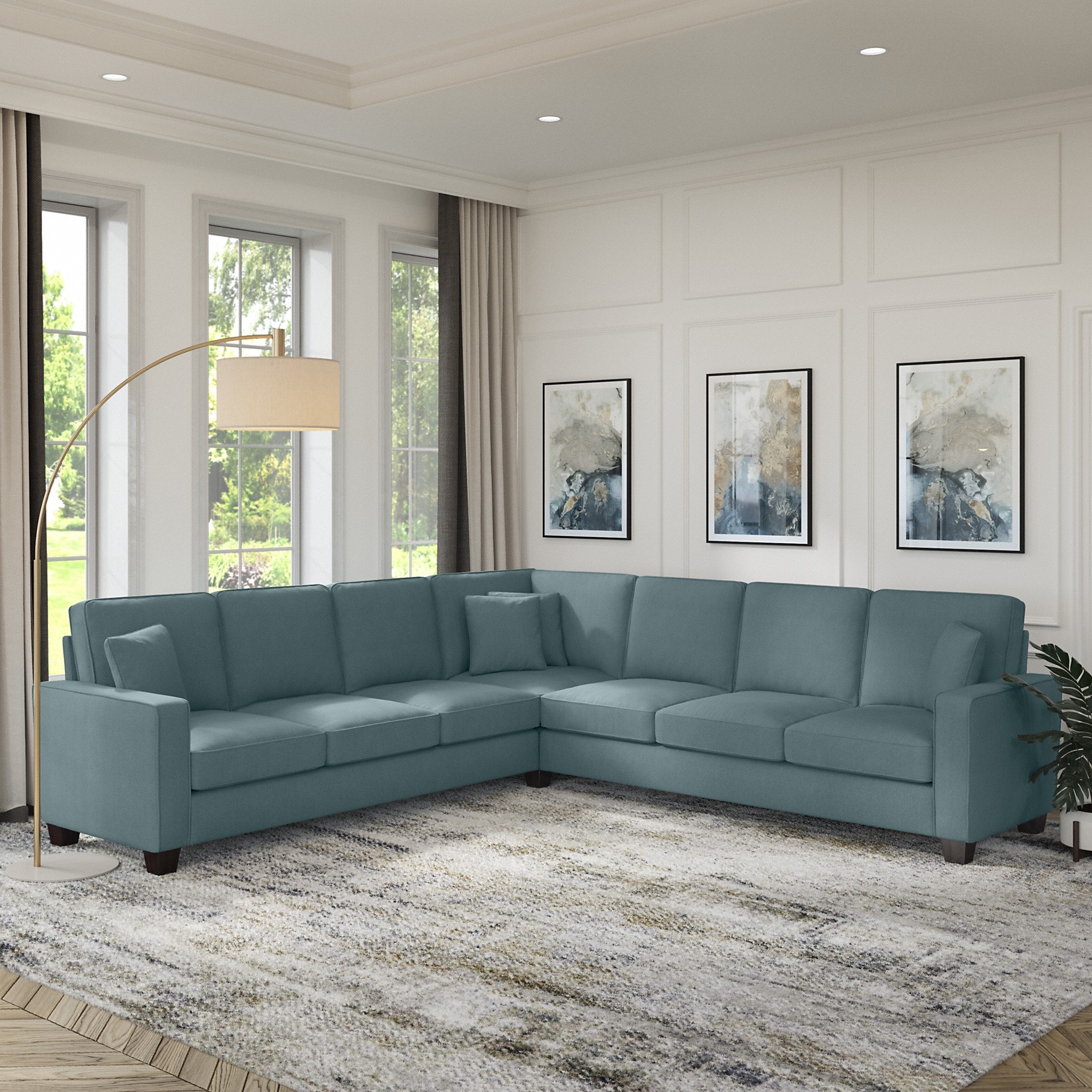 Bush Furniture SNY110STBH-03K Sofas-Loveseats - View #2