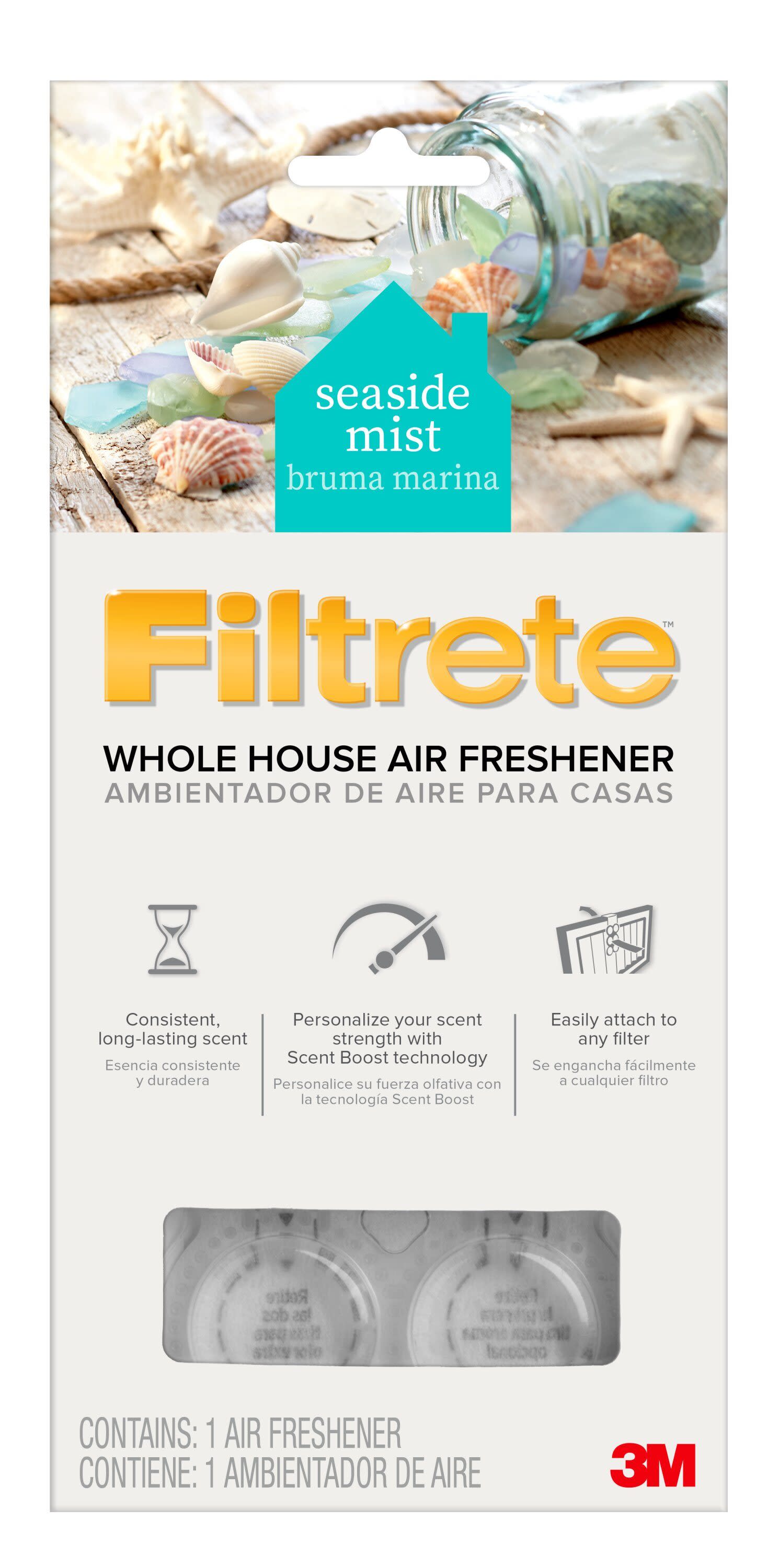 Filtrete Whole House Air Freshner Off-white Seaside Mist Air Filter  Freshener Gel Pad (App Compatibility) in the Air Filter Accessories  department at Lowes.com