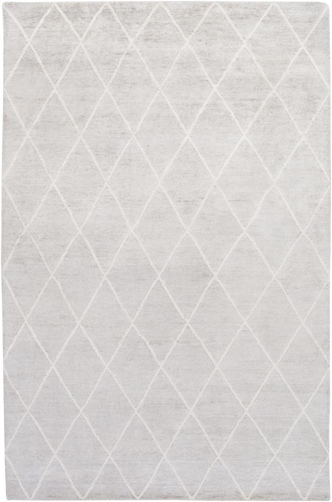 Surya JAQ4002-46 Jaque 4 X 6 (ft) Light Grey Geometric Mid-century Modern Area Rug