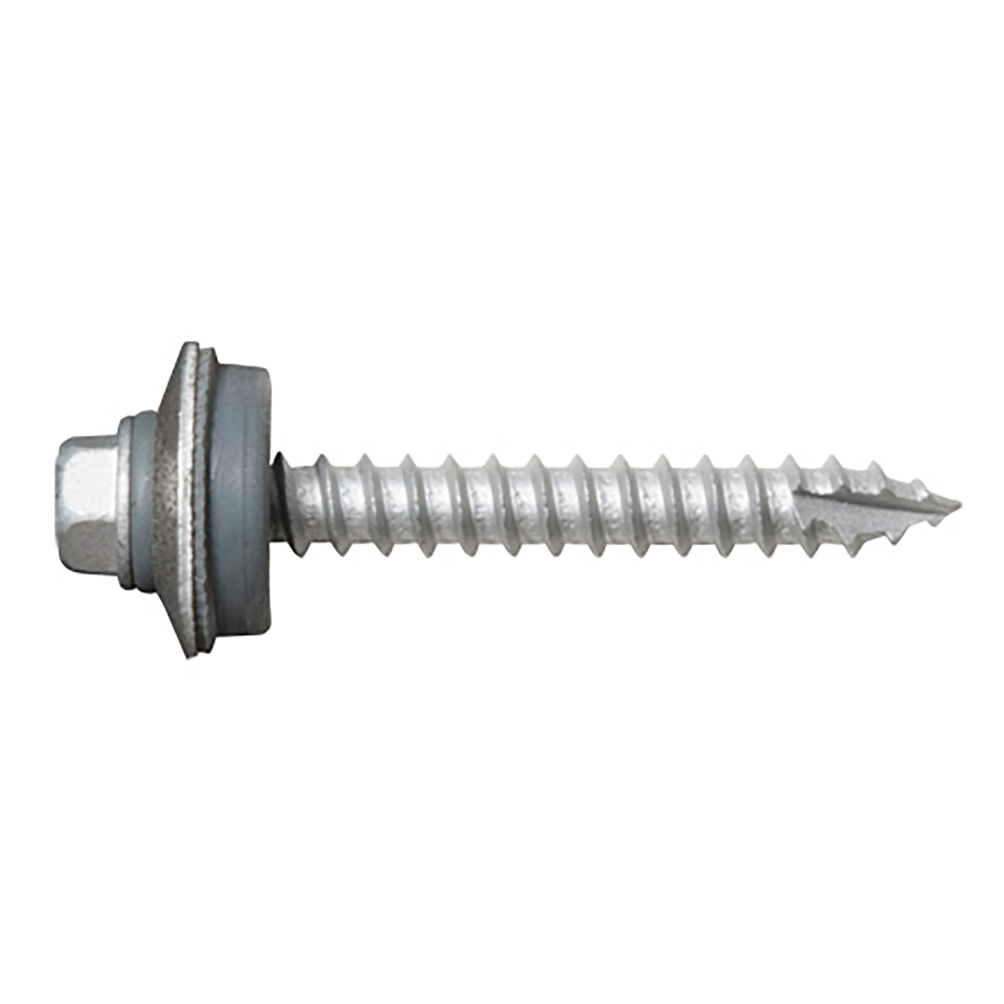 EZ GLAZE 9023594 3/8-in x 2-in Silver Galvanized Self-drilling Roofing Screws 25 -Count