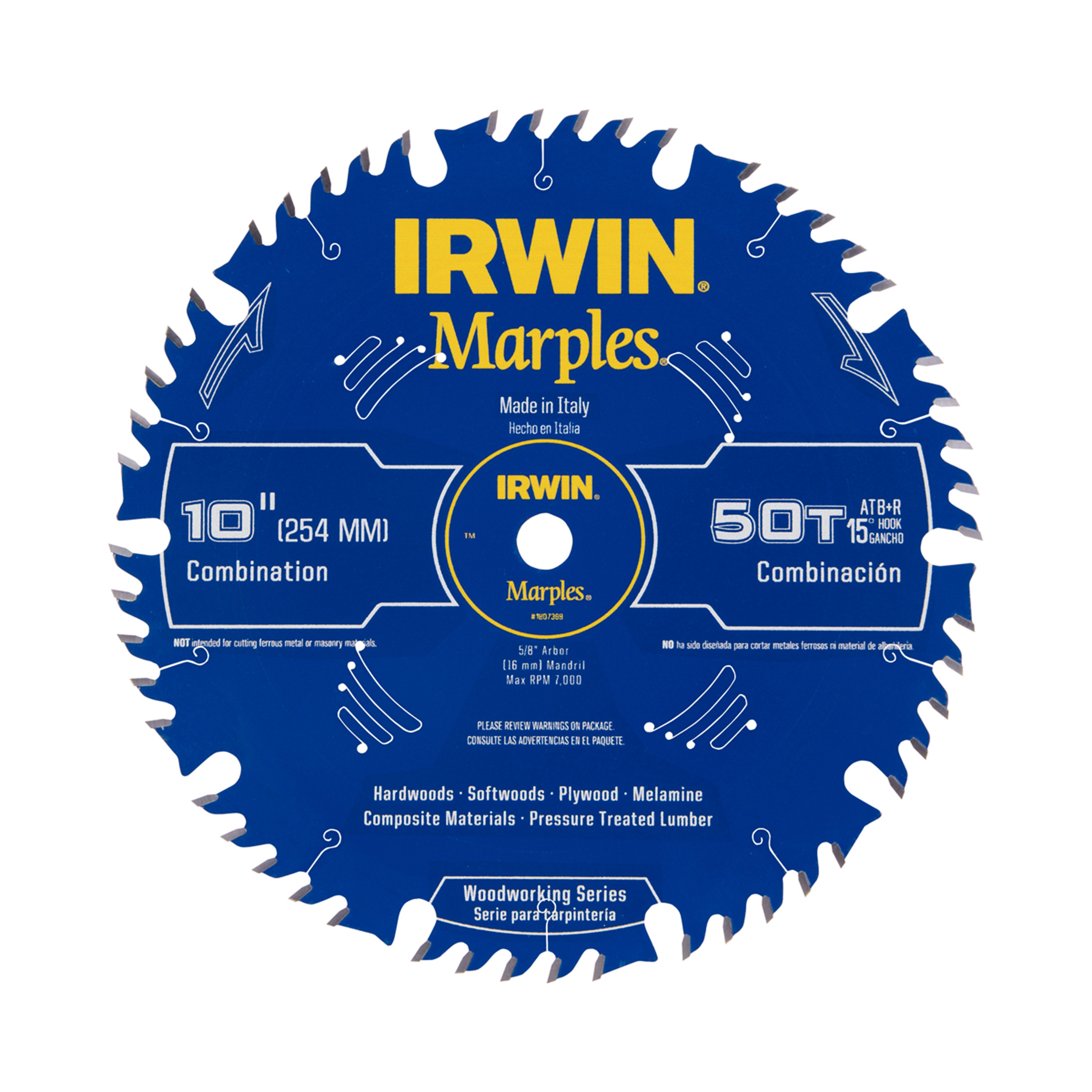 IRWIN 1838183 IRW 10-IN 50T MARP SAW BLD
