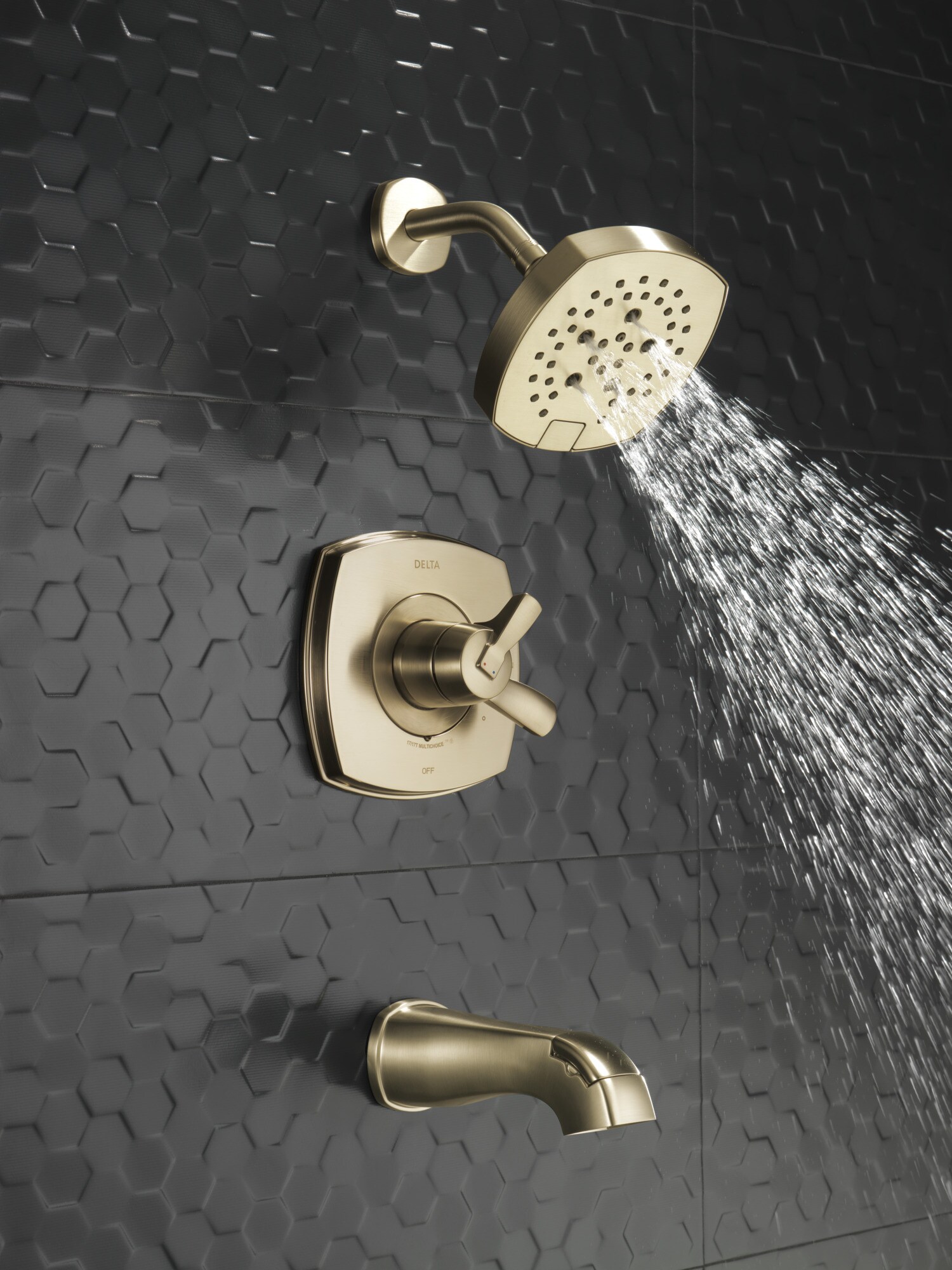 Delta T17476-CZ-PR Tub-Shower-Faucets - View #10