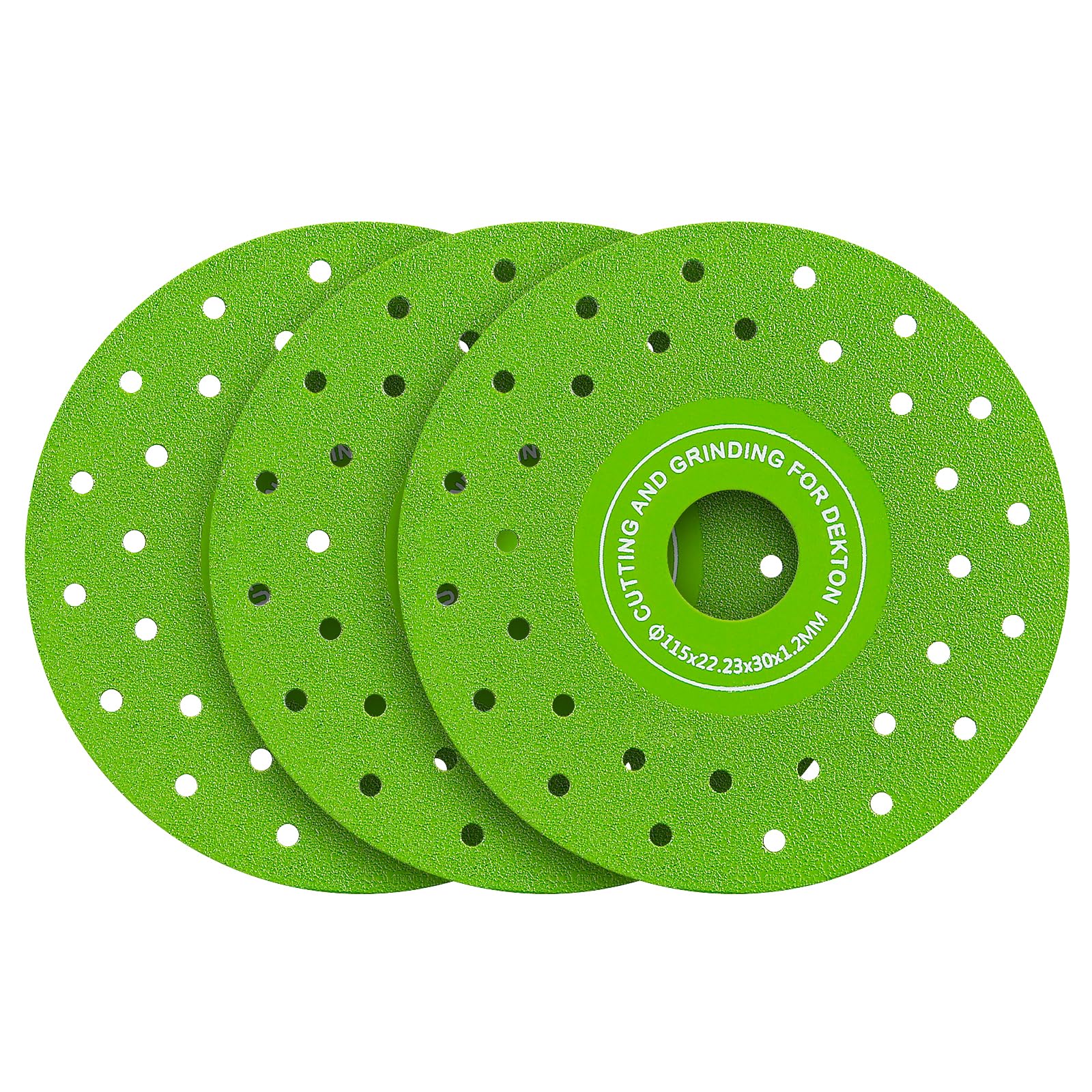 Etokfoks - 4 5 in Diamond Cutting Grinding Blade for Porcelain Tile Granite and Marble 3 Pack