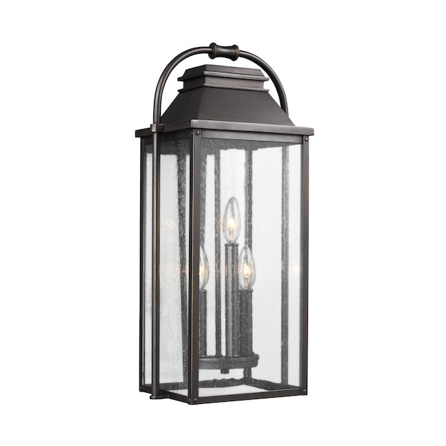 Feiss Wellsworth 3 Light Antique Bronze Outdoor 22 75 In Wall Lantern Sconce The Sconces Department At Com Feiss Wellsworth 3 Light Antique Bronze, Outdoor Wall Lantern Sconce Bronze