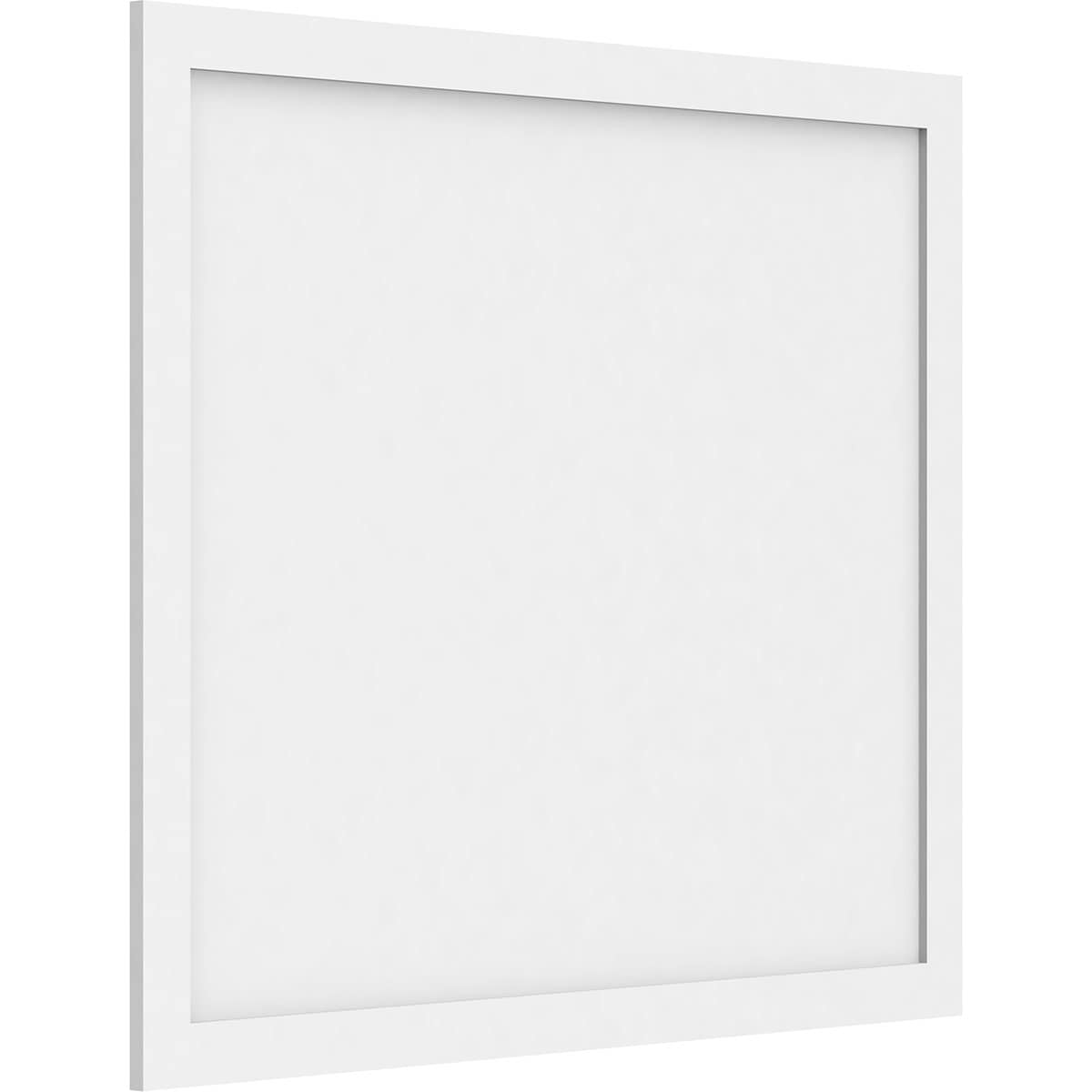 Ekena Millwork WALP40X34X062CNL 40-in x 34-in Smooth Paintable/Stainable White PVC Fretwork Wall Panel (