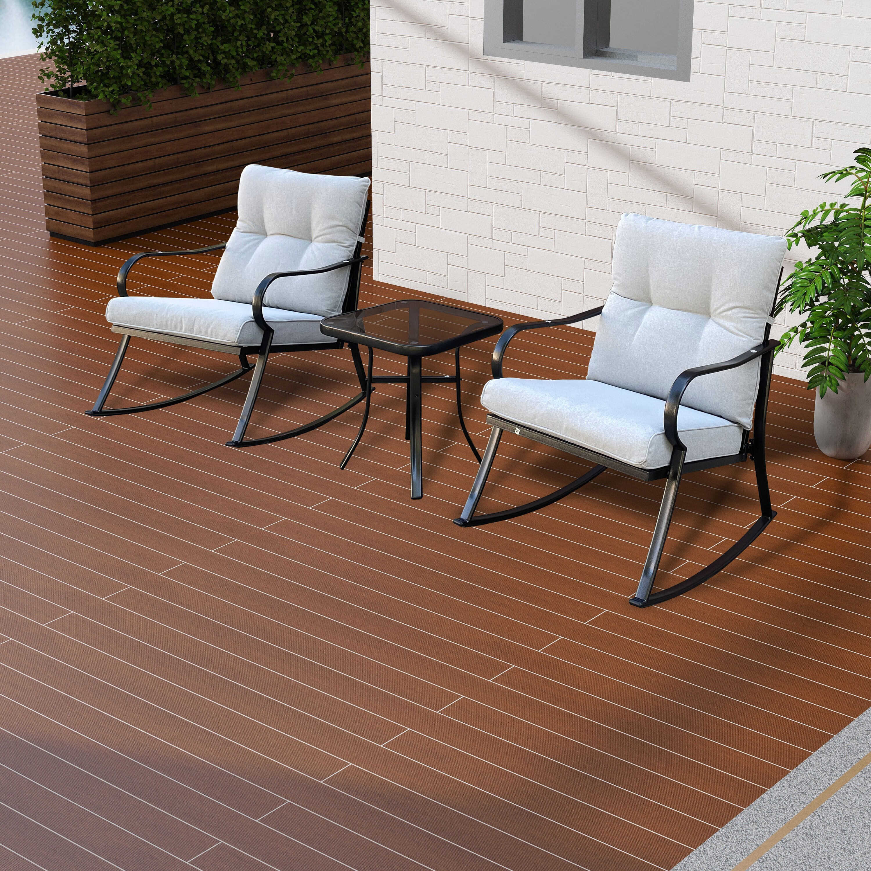 Hrinhom HC-RC01-OW Patio-Chairs - View #3