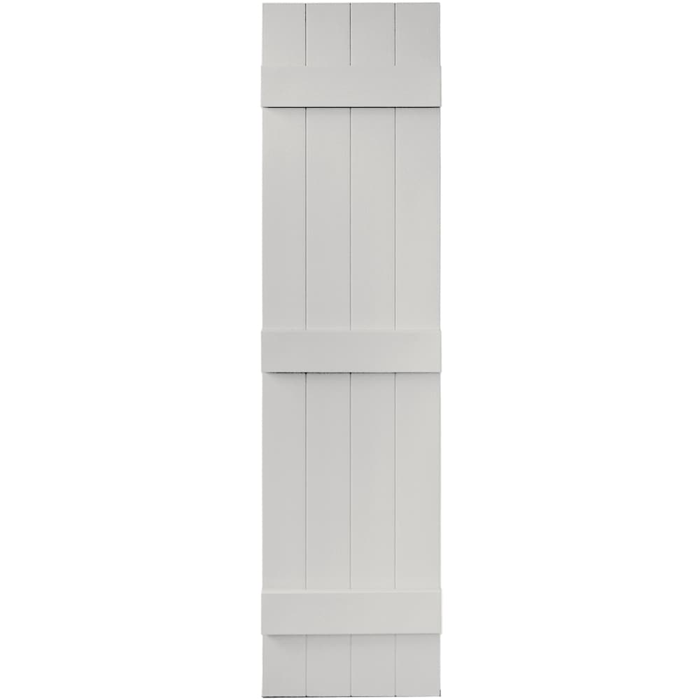 Vantage V6831459030 14.125-in W x 59.375-in H Paintable Paintable Board and batten Exterior Shutters ( 1 -Pack )