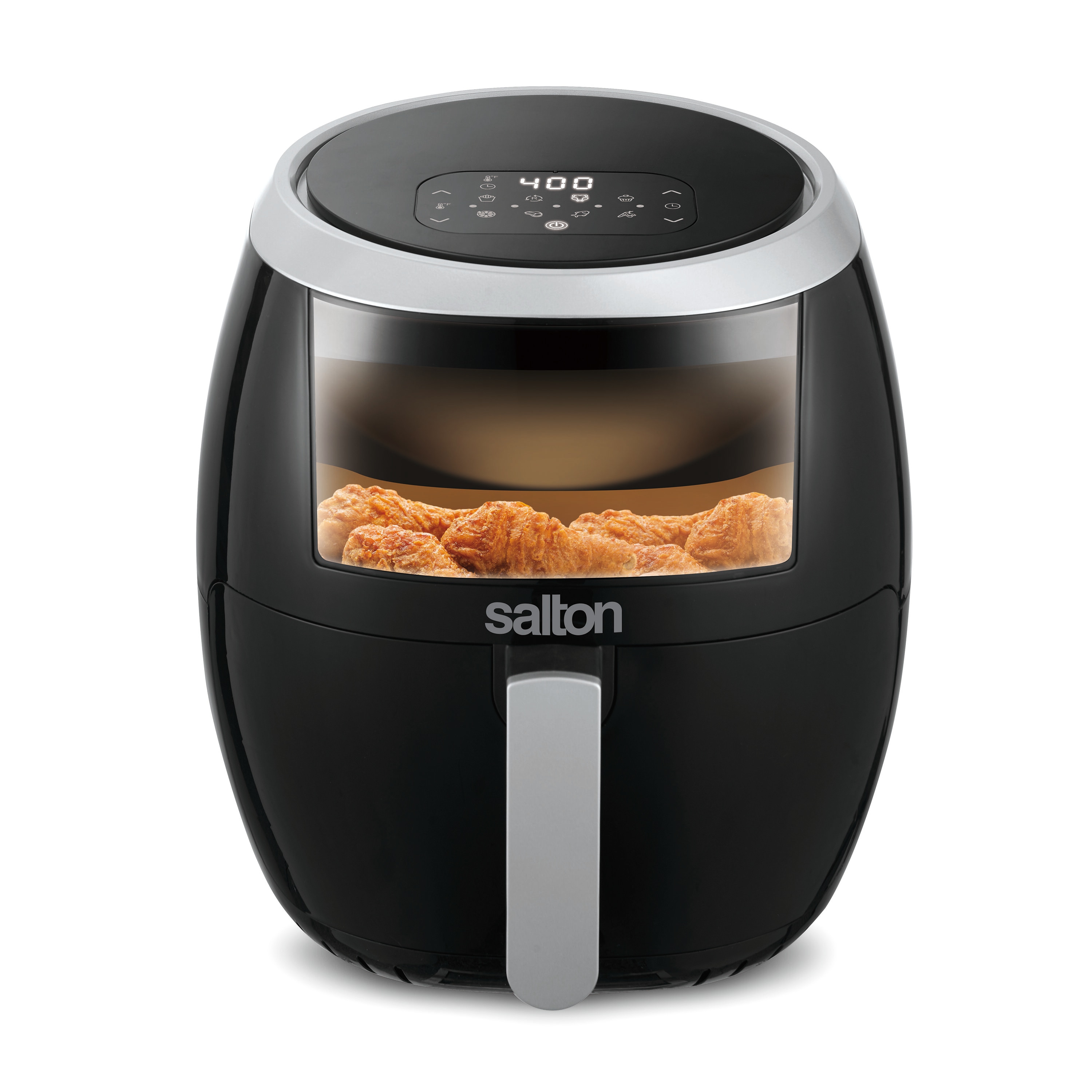 PowerXL Large 8-Quart Non-Stick Air Fryer with One-Touch Digital Display,  Black 