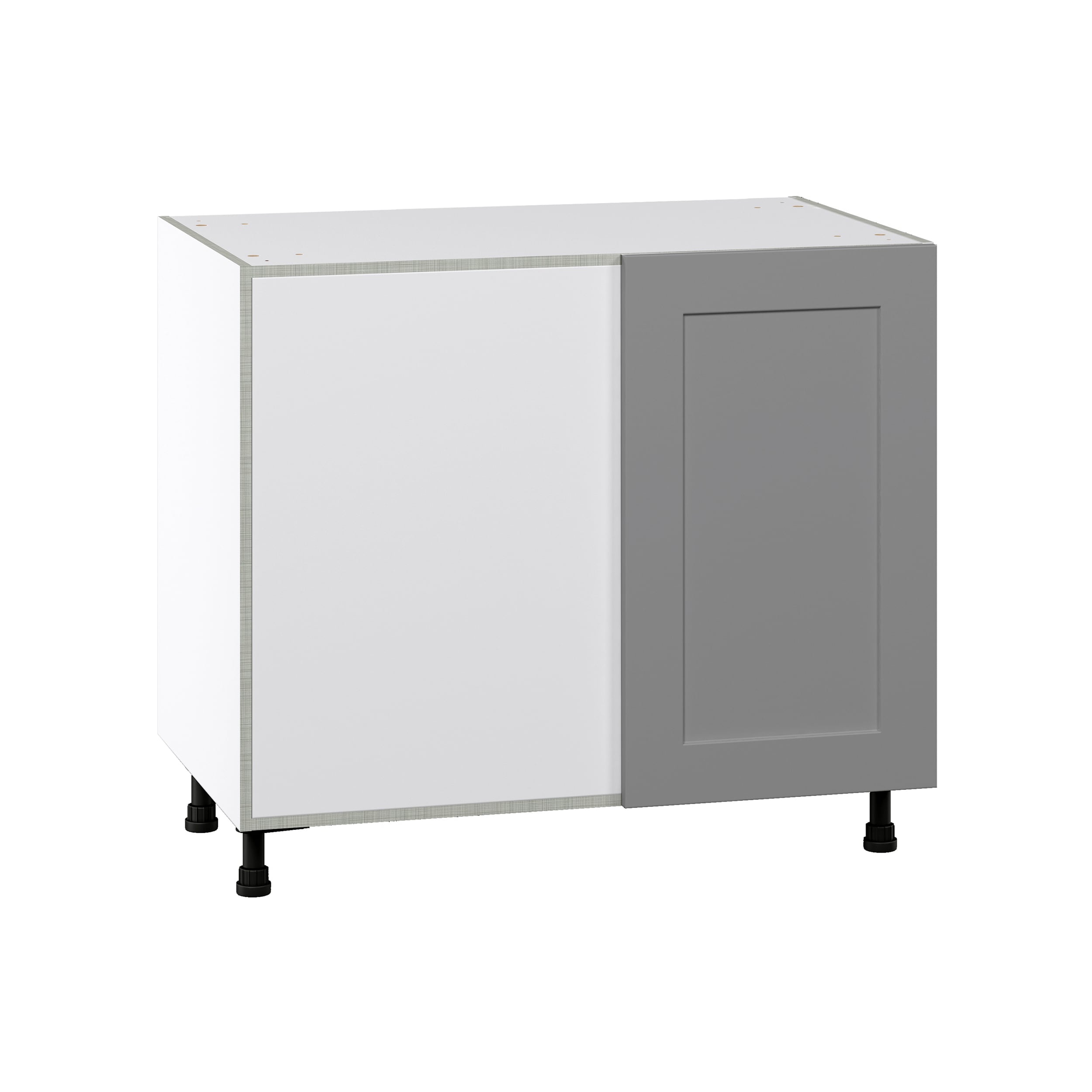 Hugo&Borg DSBBCL39-BM Beaumont 39-in W x 34.5-in H x 24-in D Slate Gray Blind Blind Base Fully assembled Cabinet (Flat Panel Shaker)
